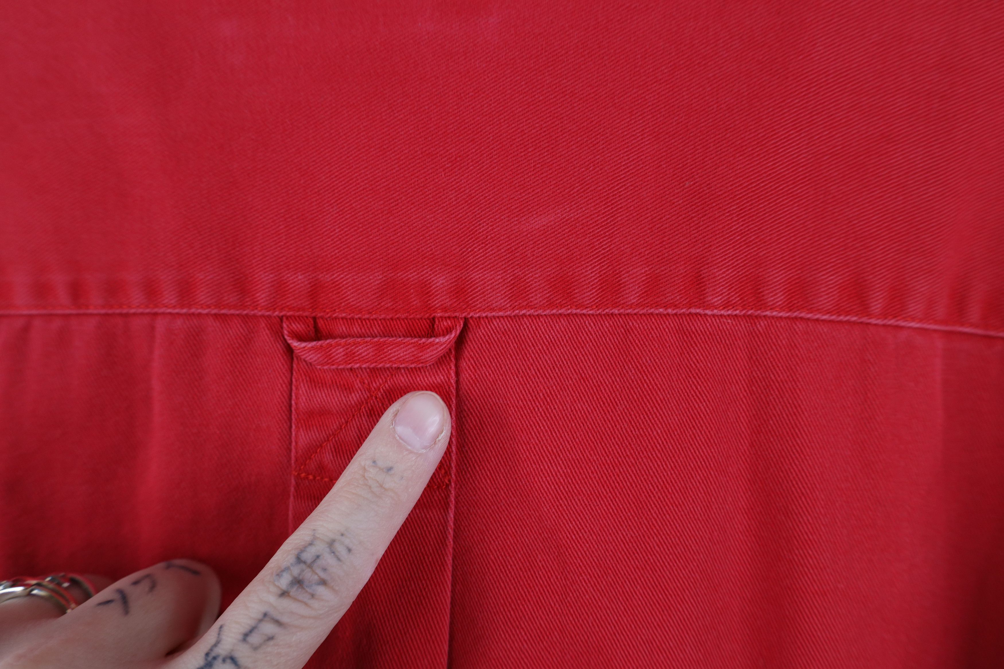 Eddie Bauer Vintage 90s Eddie Bauer Cotton Twill Button Down Shirt Red Size US XXL / EU 58 / 5 - 12 Thumbnail