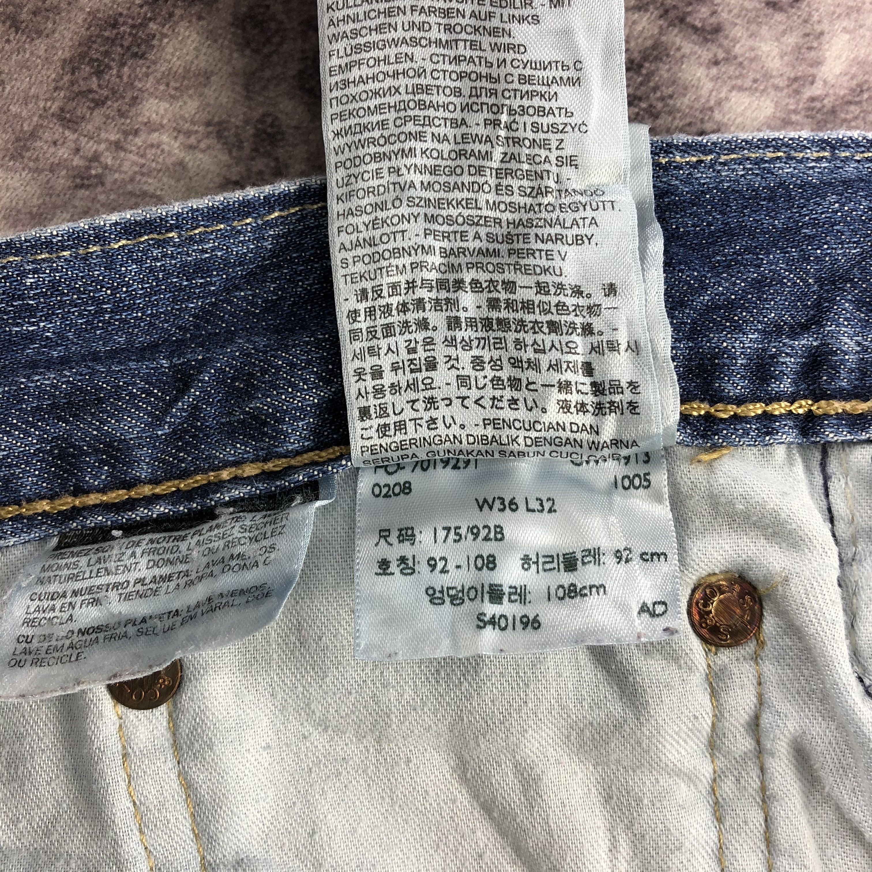 Levi's × Vintage Vintage Blue Wash Levis 527 Flare Jeans-JM2855 Size US 37 - 13 Thumbnail