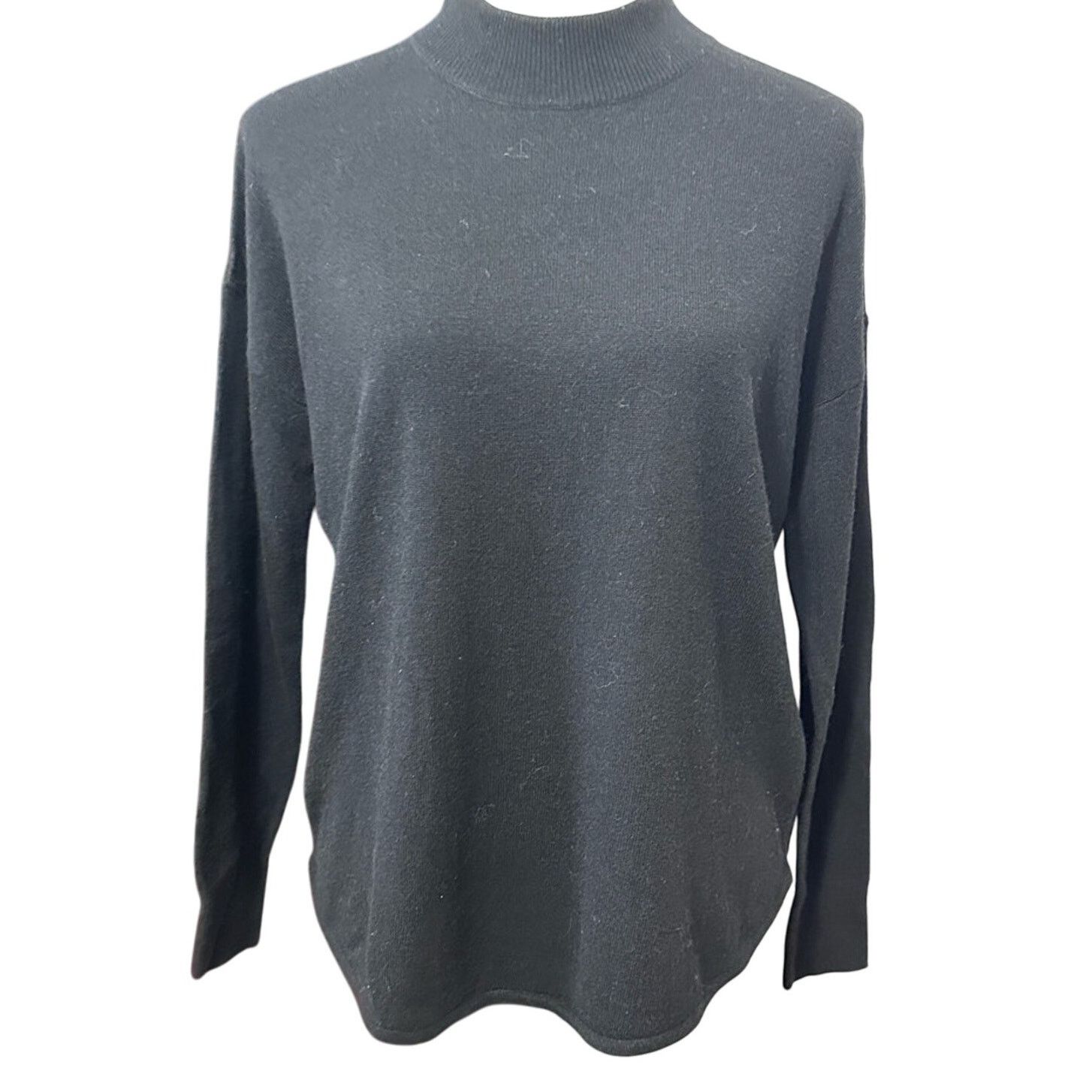 Madewell Madewell Blouse Black Long Sleeve Pullover Mock Neck XS New Size XS / US 0-2 / IT 36-38 - 3 Thumbnail