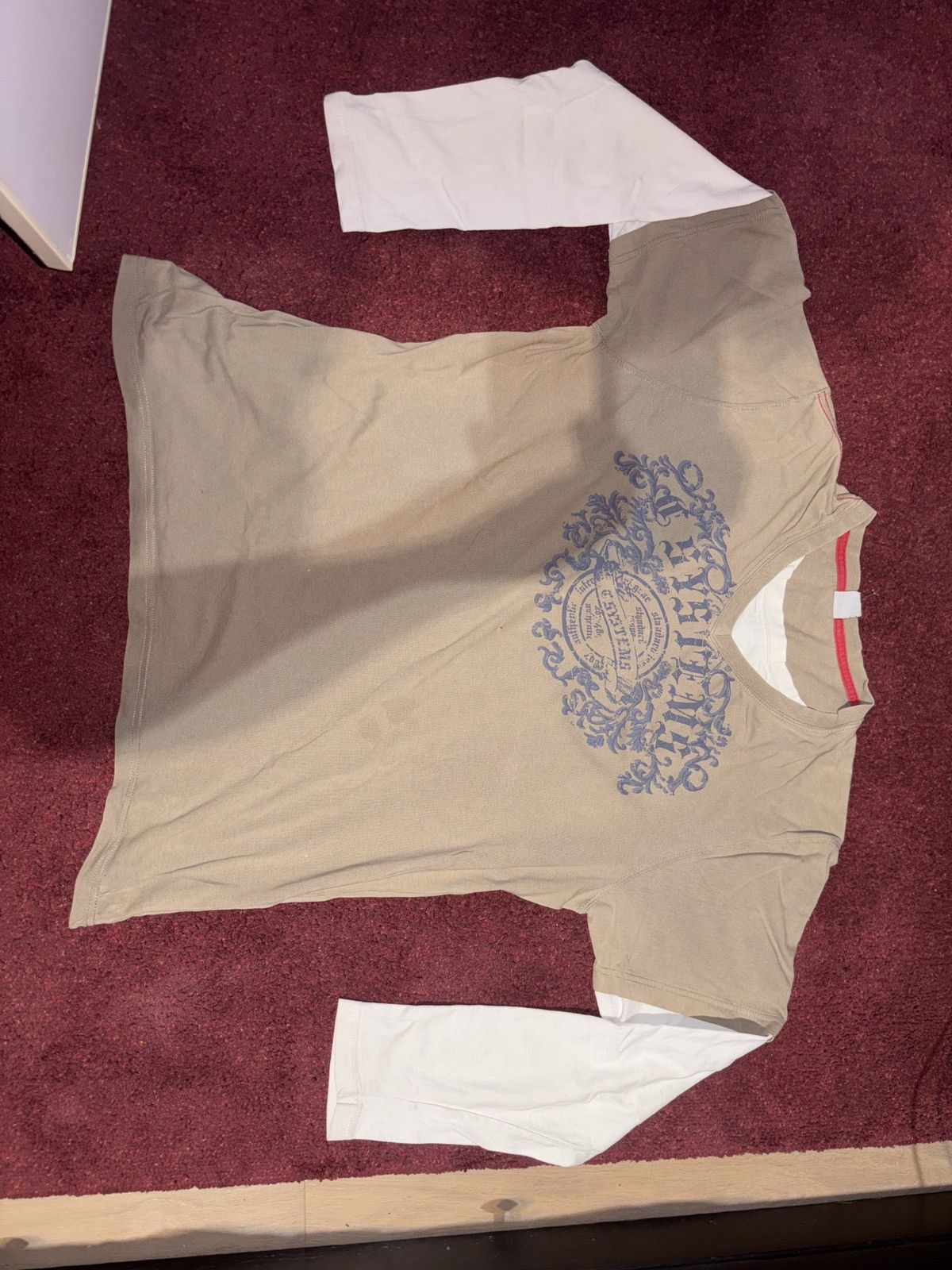 Band Tees × Vintage Vintage C-Systems long sleeve layered shirt Size US L / EU 52-54 / 3 - 1 Thumbnail