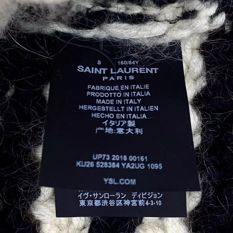 Saint Laurent Colorful Knit Wool Sweater-2507