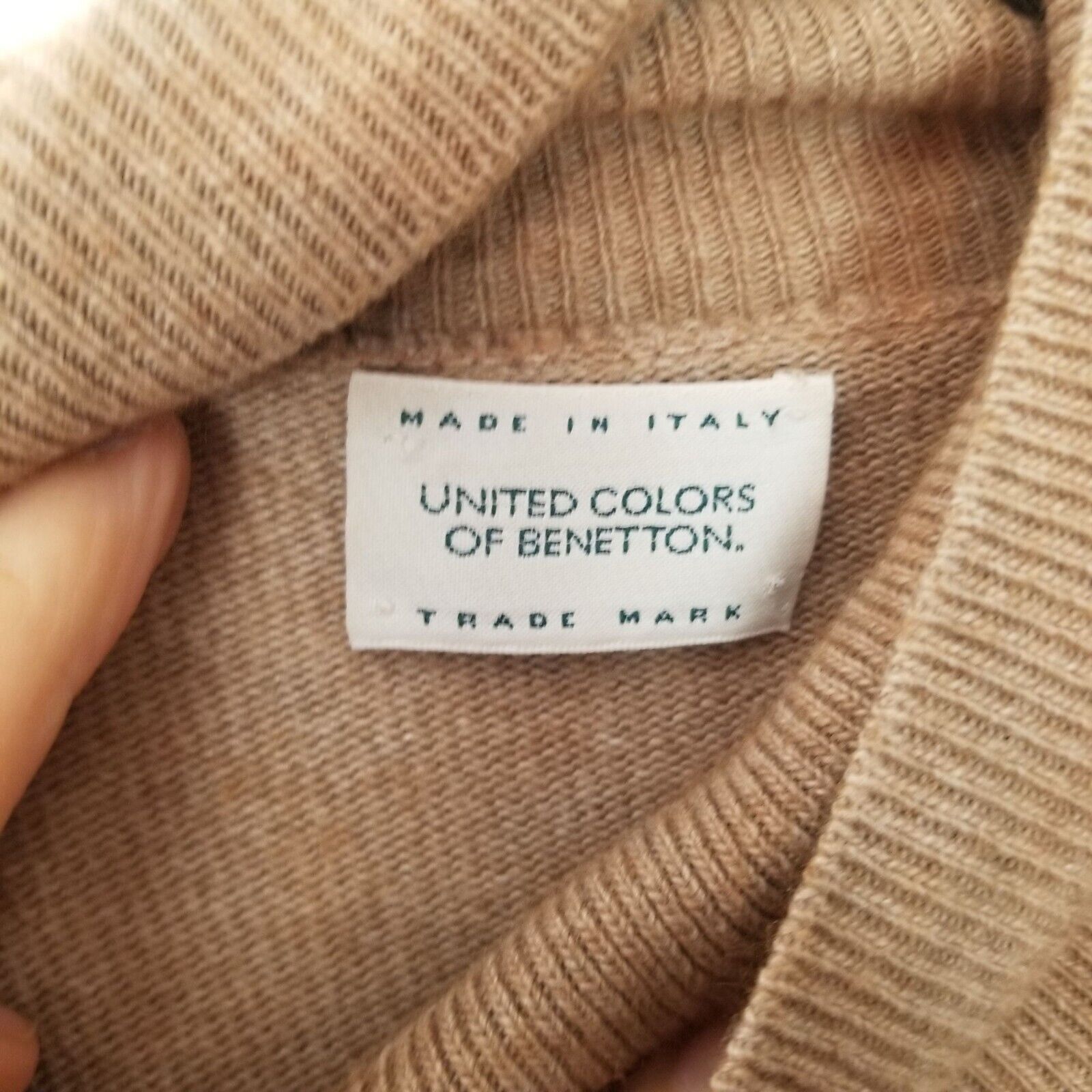 United Colors Of Benetton United Colors Of Benetton Angora Cashmere Turtleneck Sweater Size XXL / US 16-18 / IT 52-54 - 6 Thumbnail