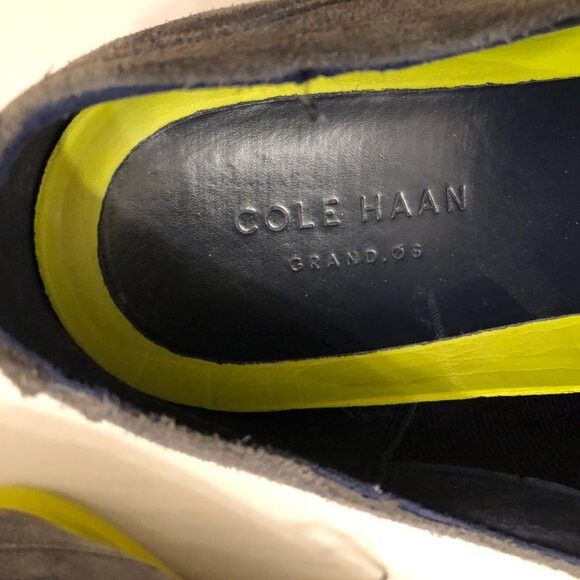 Cole Haan COLE HAAN MEN'S GRAY LEATHER CASUAL SHOES SIZE: 11W Size US 11 / EU 44 - 14 Thumbnail