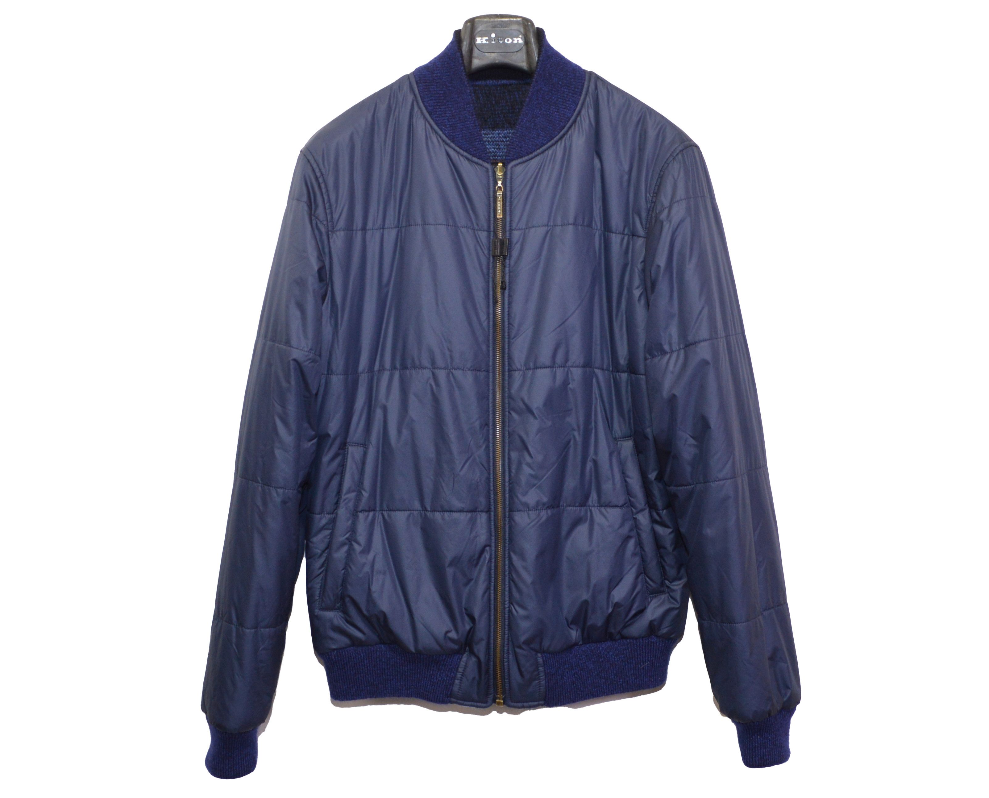 Men's Missoni Reversible Bomber Jacket XL Blue Italy