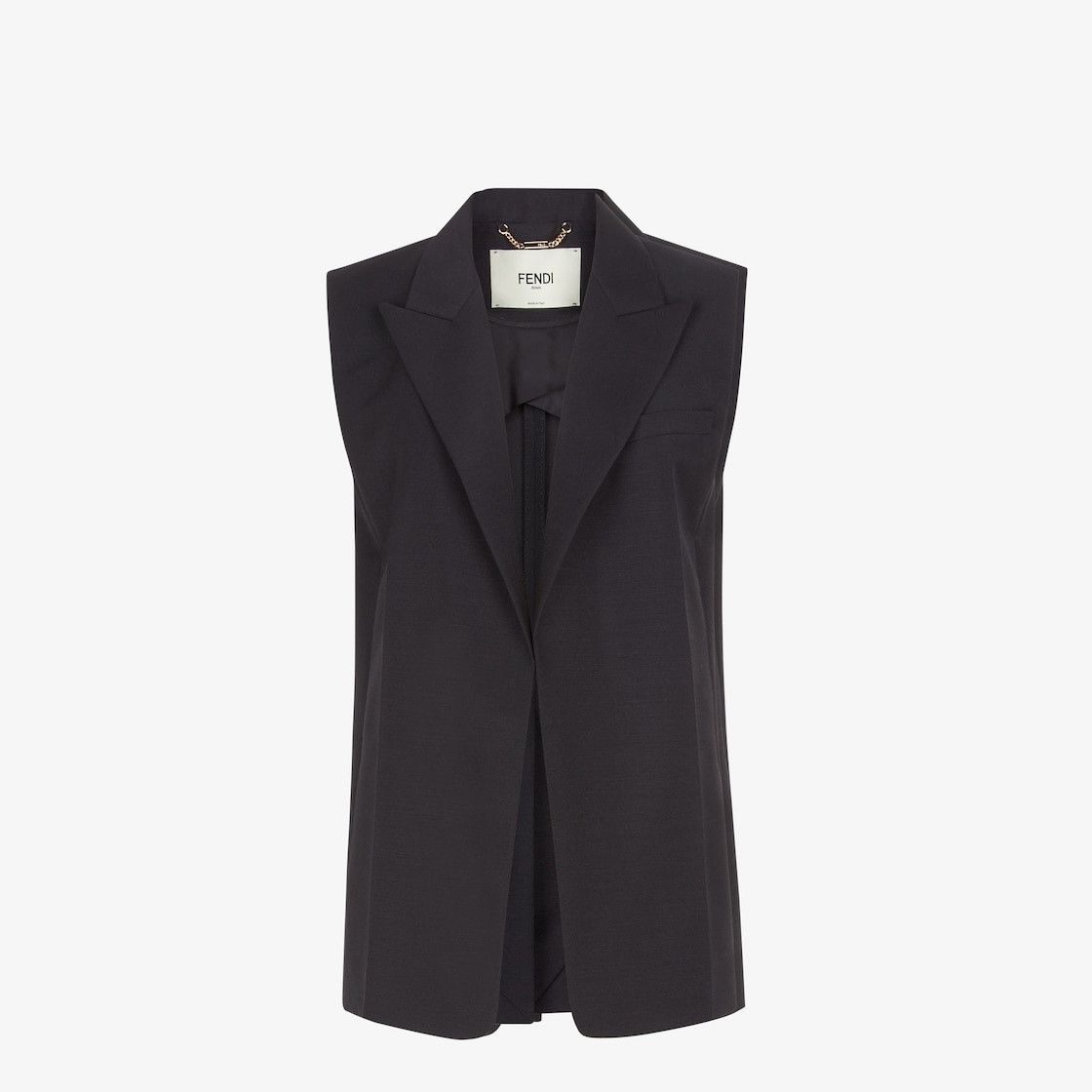Fendi o1s1wg110825 Gilet in Black Size M / US 6-8 / IT 42-44 - 1 Thumbnail