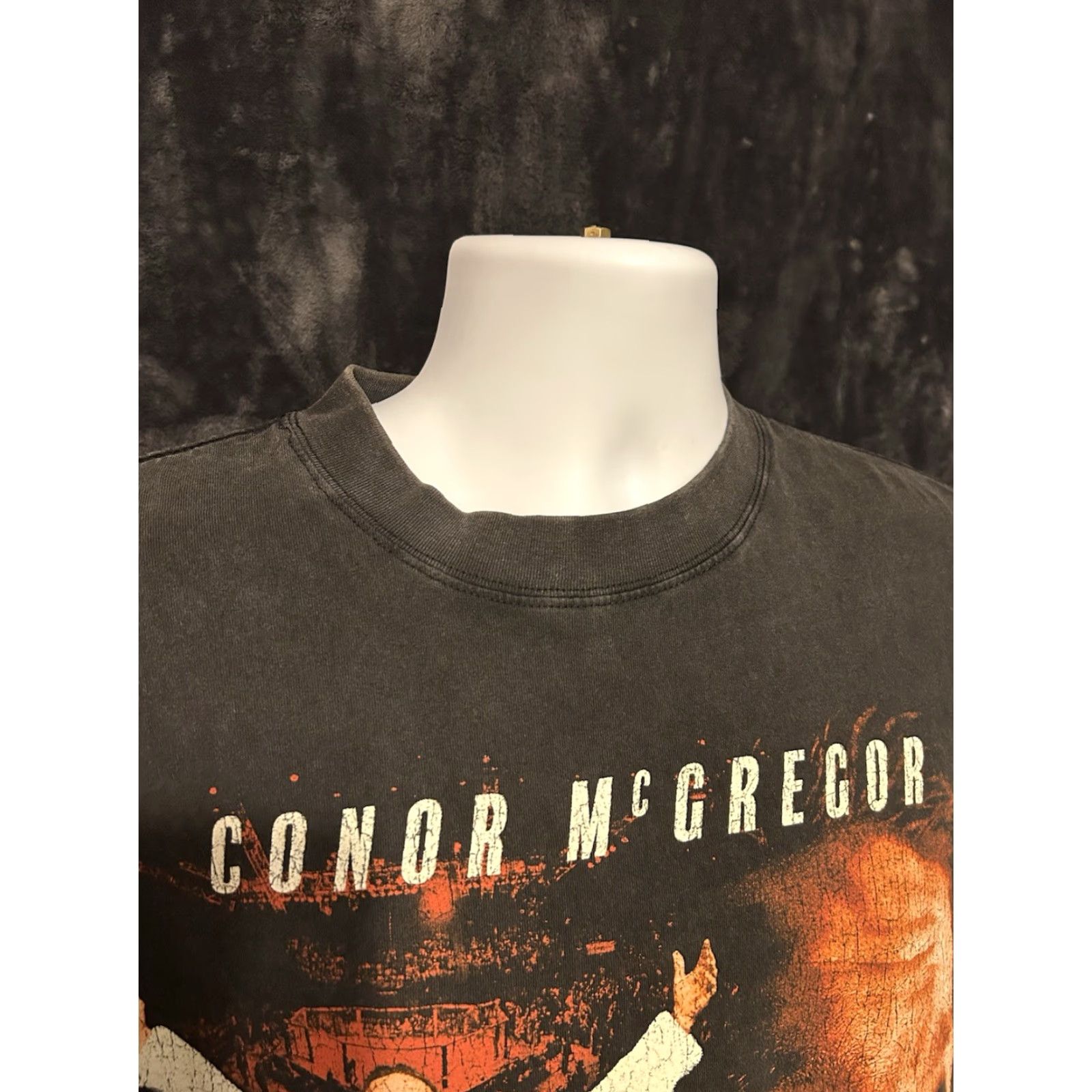 UFC VINTAGE UFC Shirt Men L Conor Mcgregor The Notorious Black Short Sleeve MMA Fighter Size US L / EU 52-54 / 3 - 5 Thumbnail