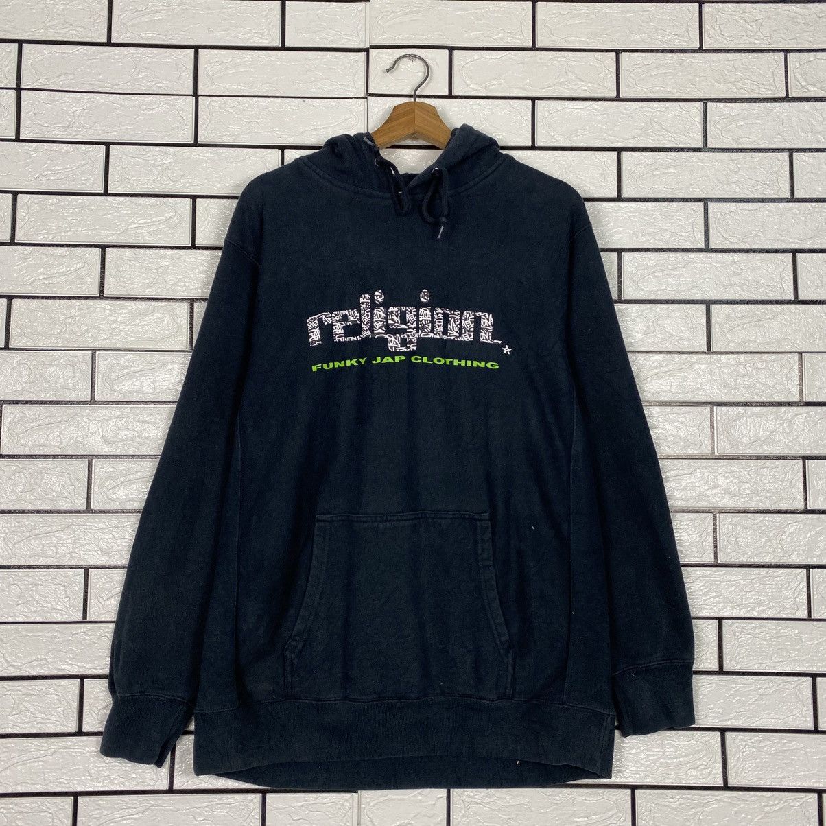 Japanese Brand Religion Hoodie Pull Over Punk Design Big Logo Size US XL / EU 56 / 4 - 13 Thumbnail