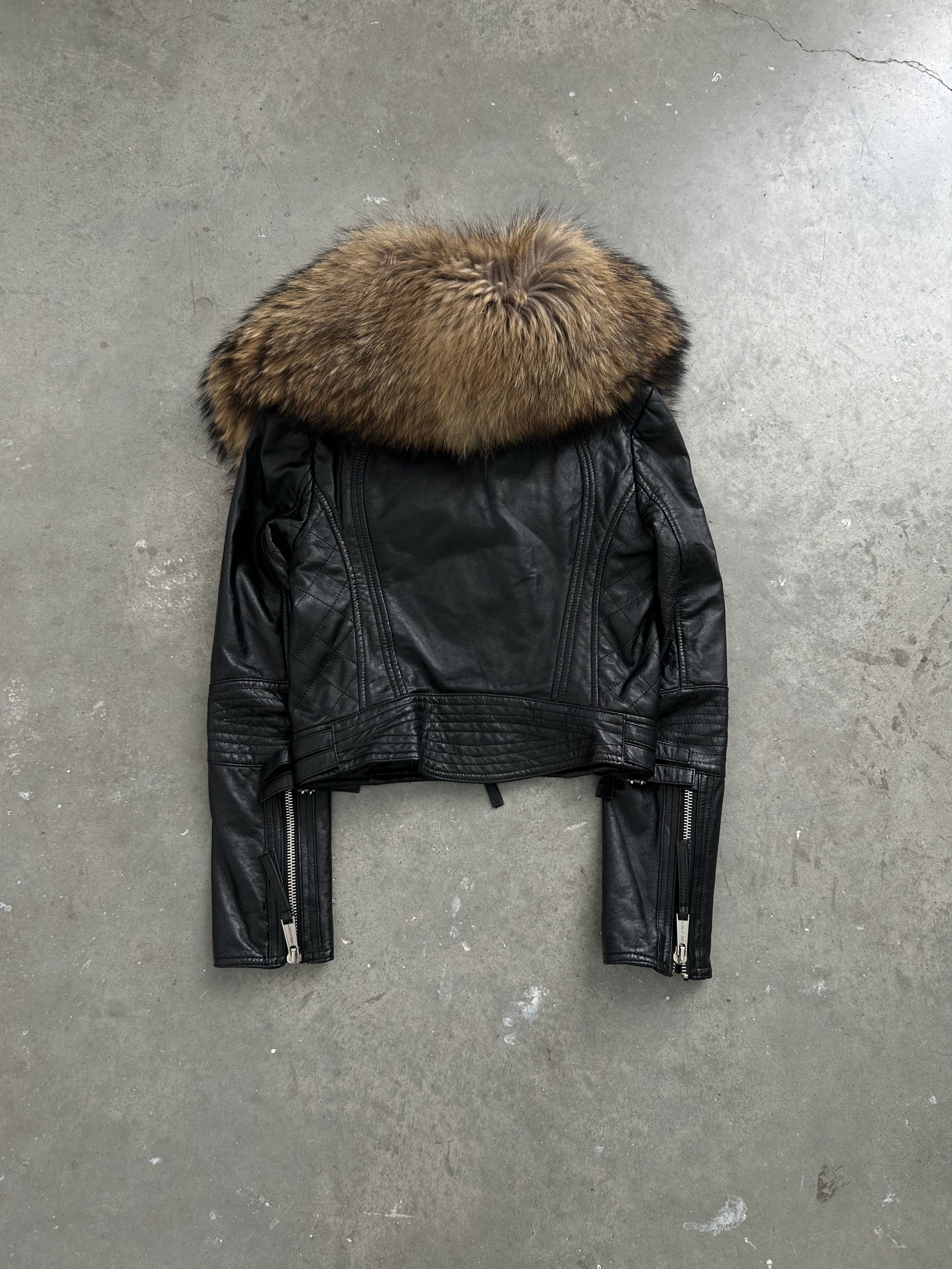 無料配達 Dsquared2 Grailed | Jacket Cropped Leather Fur Dsquared2 ジャケット・アウター