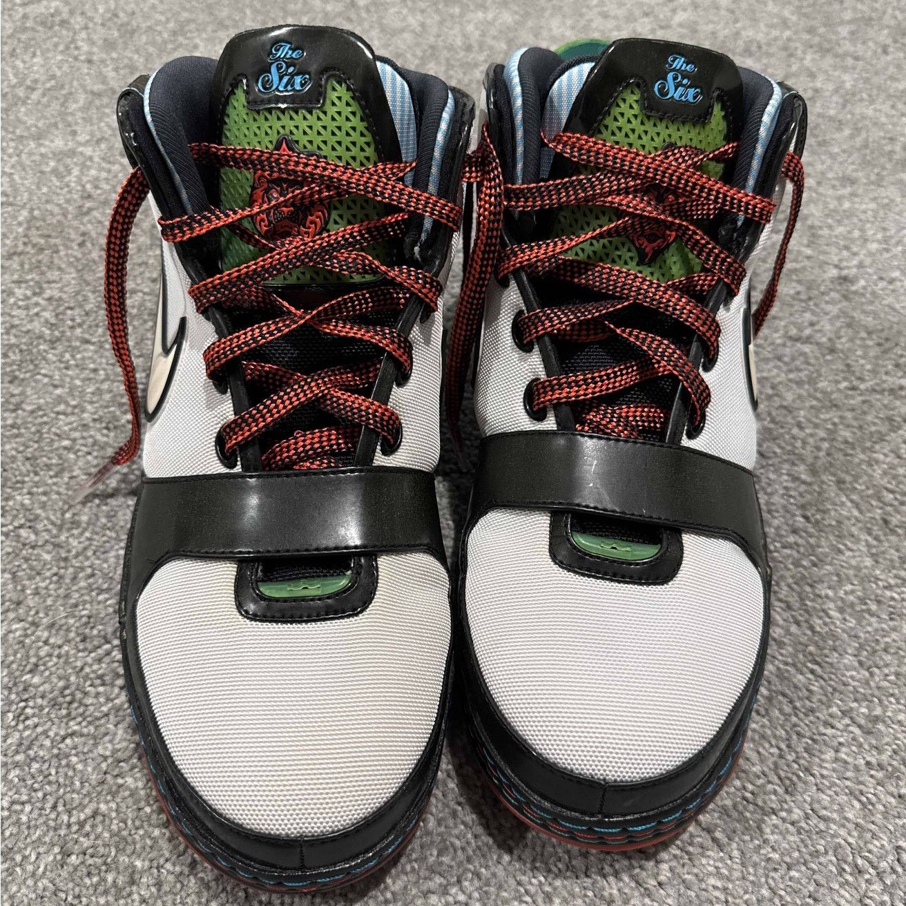Nike Zoom Lebron 6 Miami colorway size 11 style 346526-181 Size US 11 / EU 44 - 9 Thumbnail