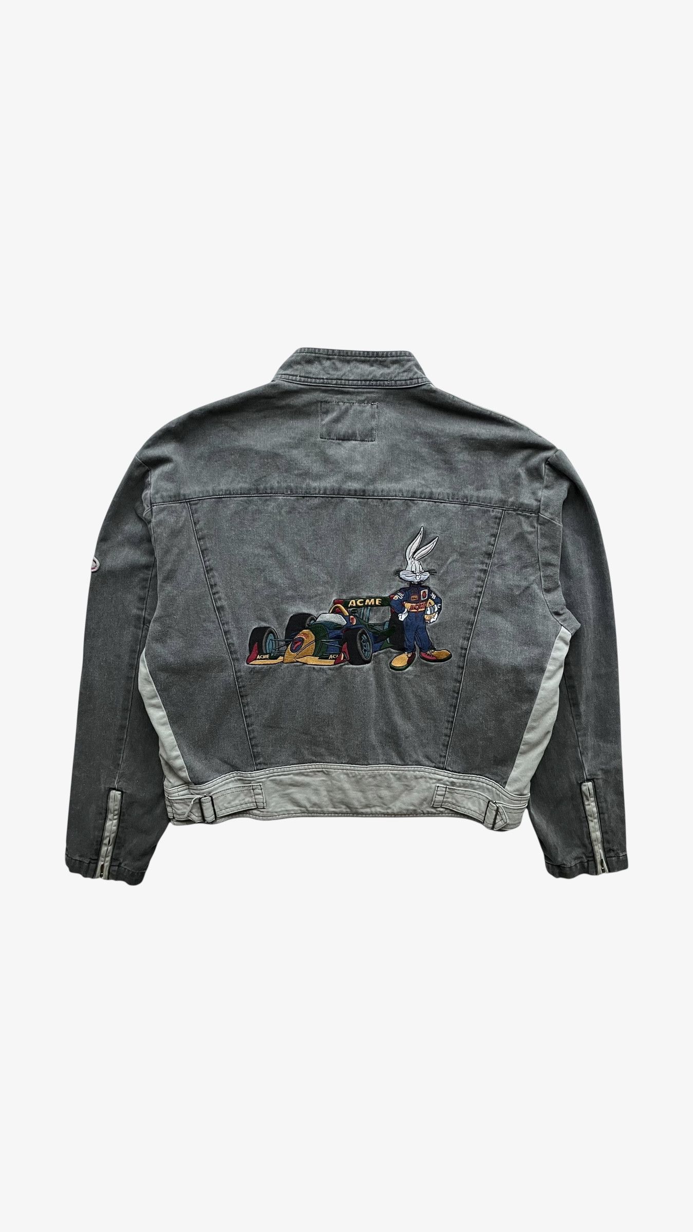 Vintage 90s Men's ACME Looney Tunes Bugs Bunny NASCAR Jacket