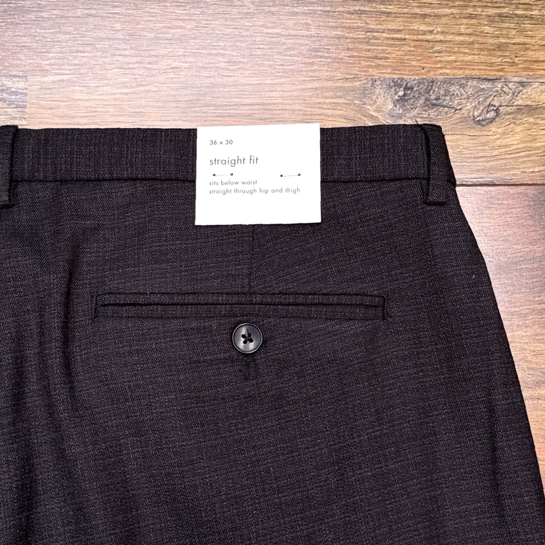 Calvin Klein Calvin Klein Dress Pants Mens 36x30 Gray Straight Fit Flat Front Zip Mid Rise New Size US 36 / EU 52 - 7 Thumbnail