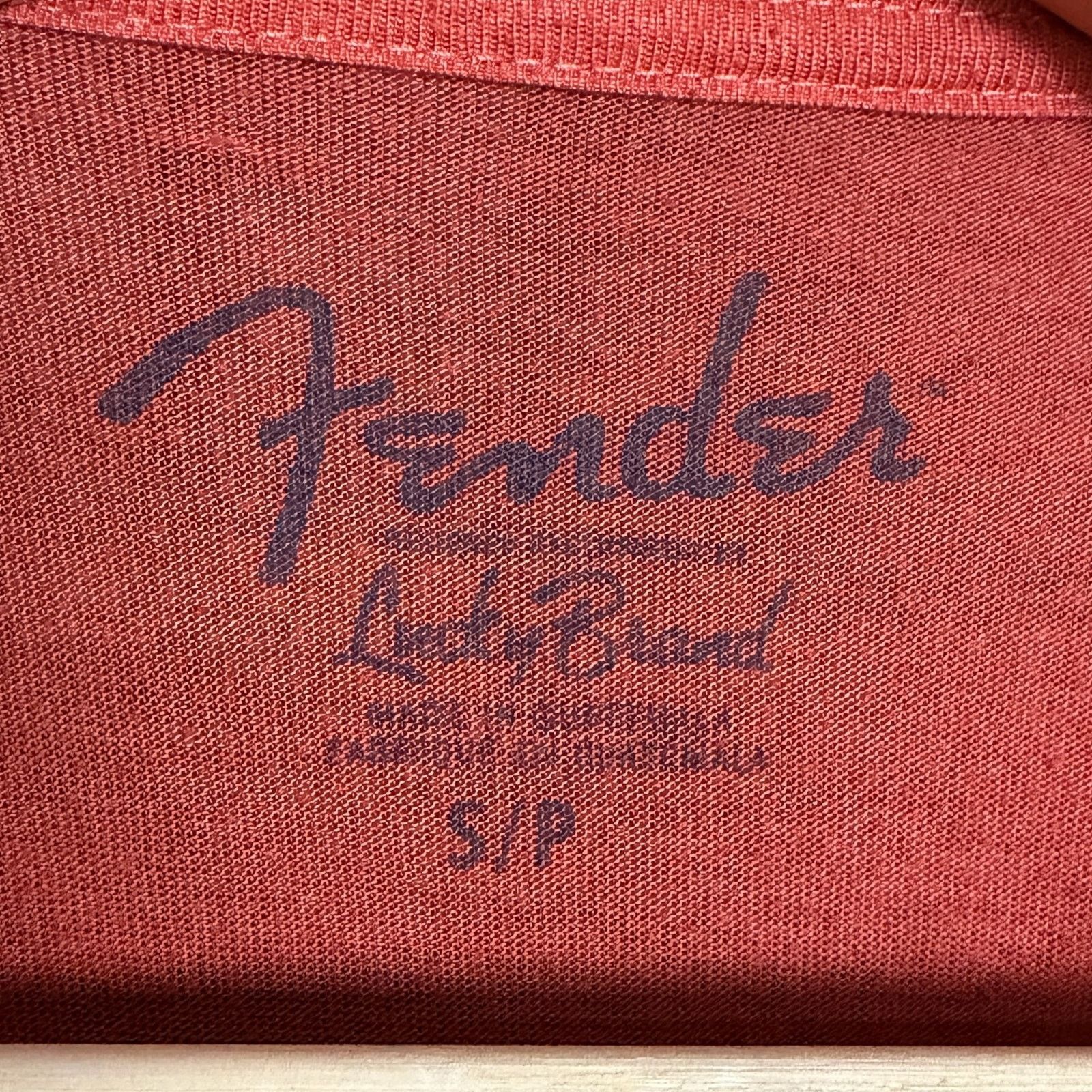 Lucky Brand Lucky Brand x Fender Orange Retro Vintage Guitar T-Shirt S Size US S / EU 44-46 / 1 - 4 Thumbnail
