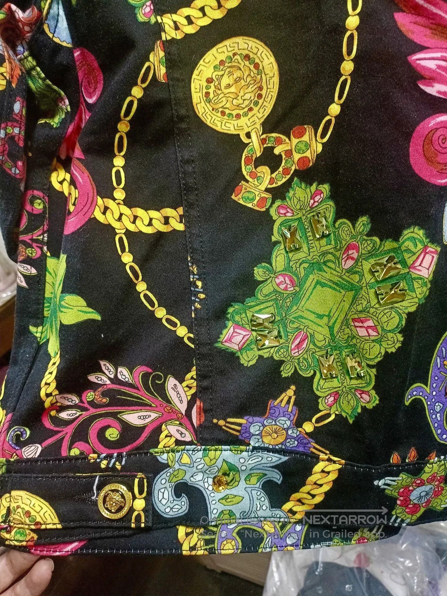 Versace Versace Men's Limited Denim Jacket. Size US XL / EU 56 / 4 - 7 Thumbnail