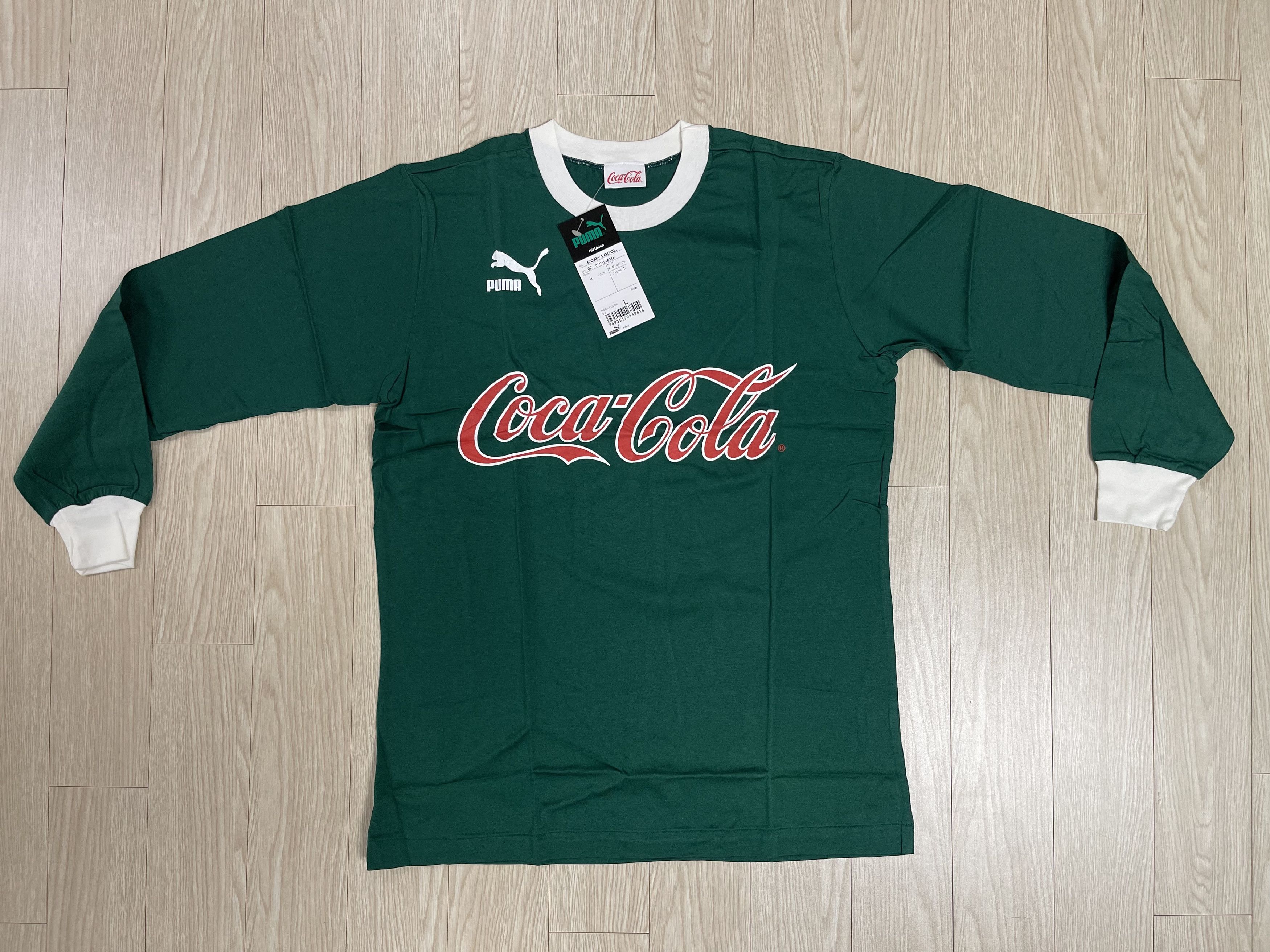 Coca Cola Puma x Coca-cola 90s Old JAPAN Vintage L/S Tee Size US L / EU 52-54 / 3 - 1 Thumbnail