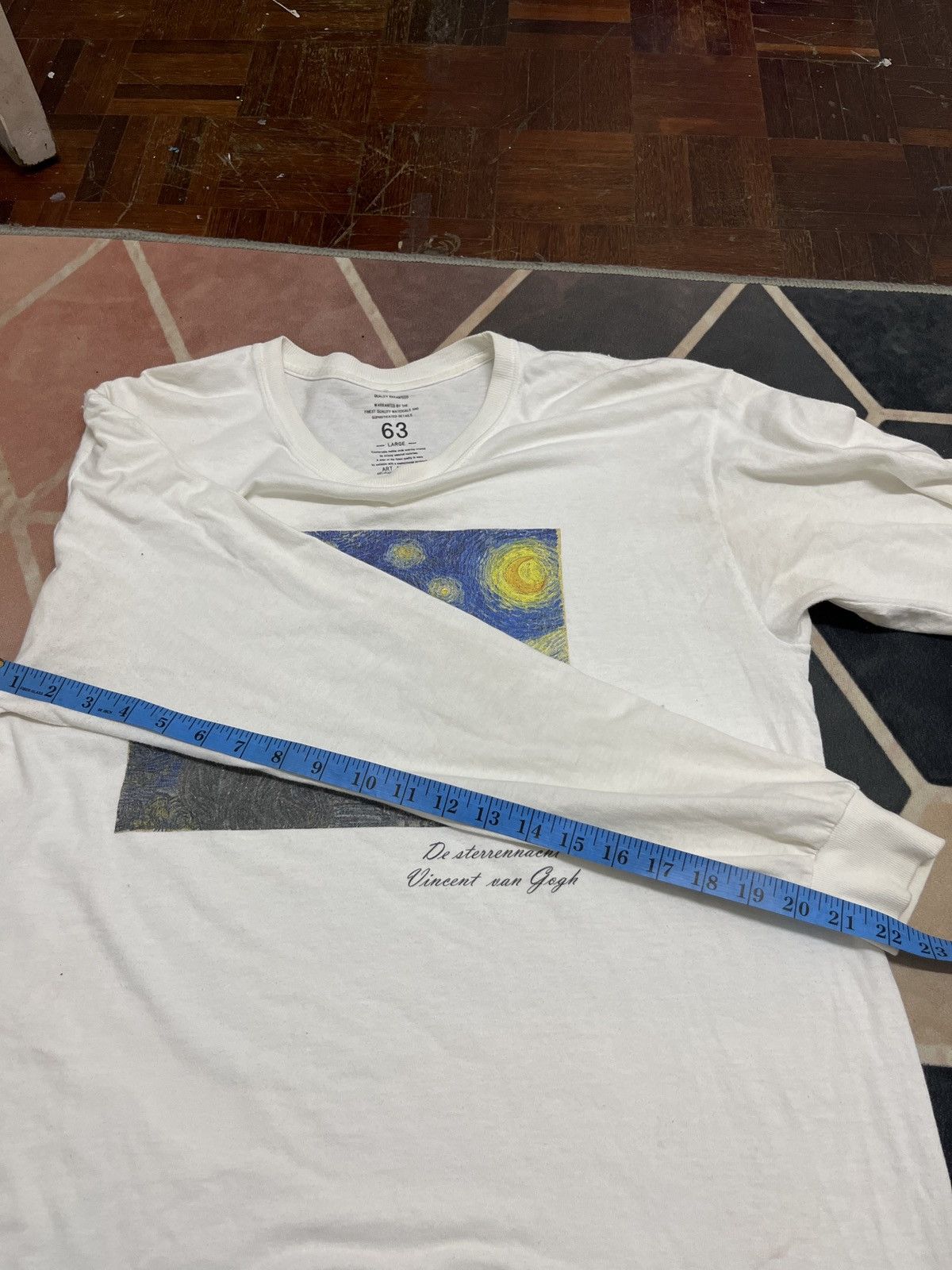POP MART 💥De Sterrennacht Vincent Van Gogh Starry Night Art Tee Size US L / EU 52-54 / 3 - 9 Thumbnail