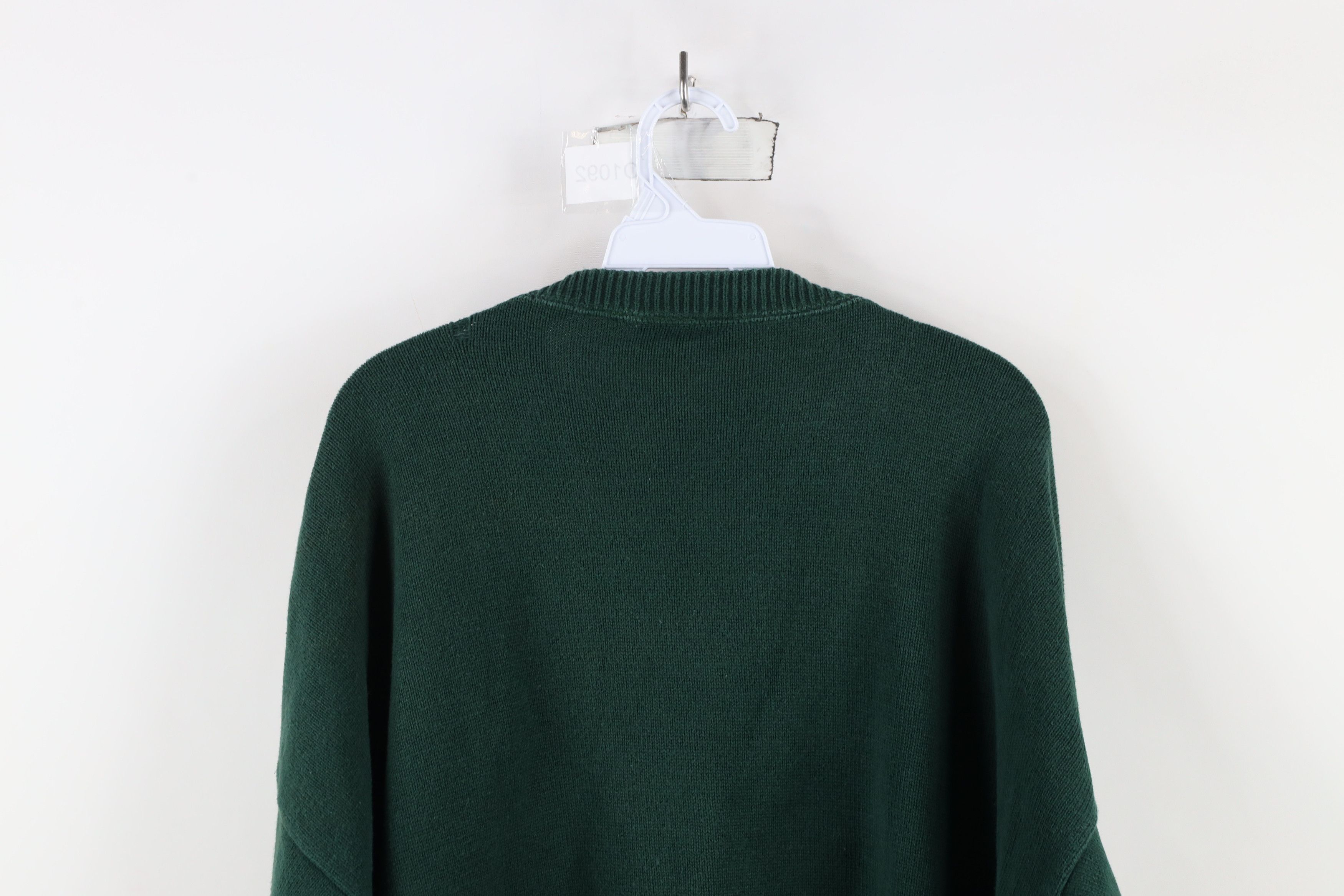 Vintage Vintage 90s Deep Springs Trout Club Knit Sweater Green USA Size US XXL / EU 58 / 5 - 12 Thumbnail