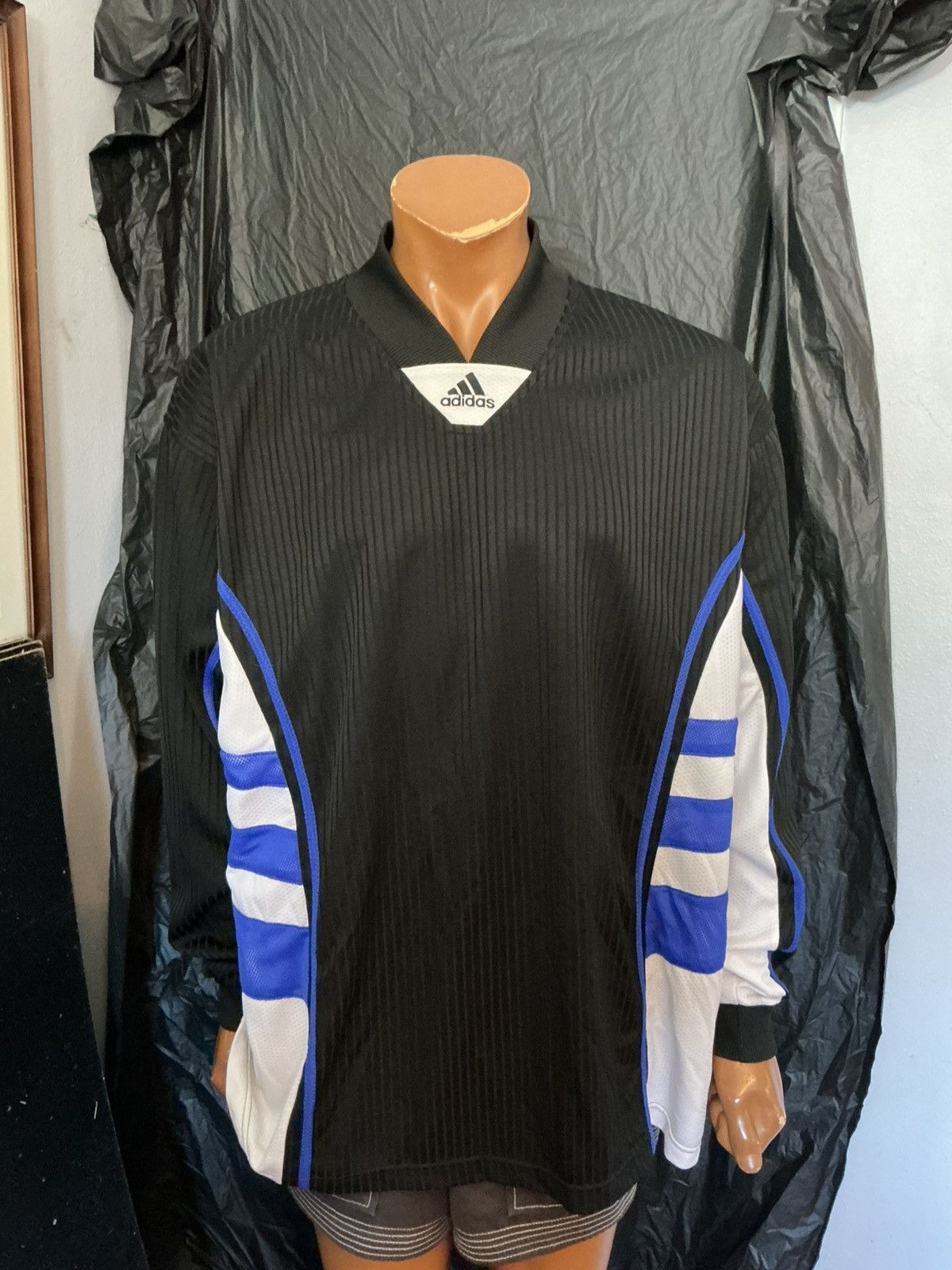 Adidas Vintage 90s Adidas Soccer Goalkeeper Football L/S Jersey Size US XL / EU 56 / 4 - 7 Thumbnail