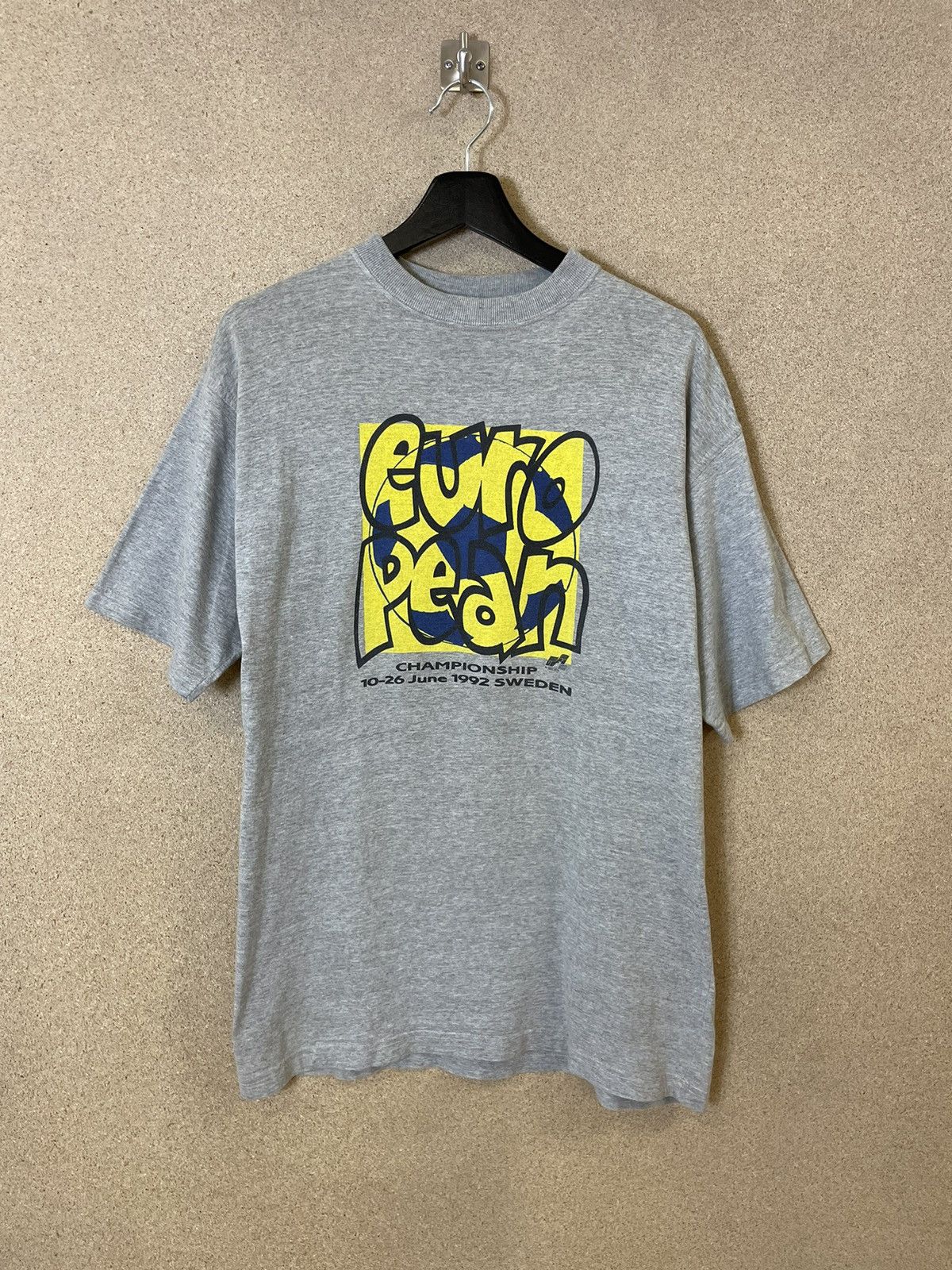 Vintage Vintage 1992 UEFA European Championship Sweden T-Shirt - M Size US M / EU 48-50 / 2 - 1 Thumbnail