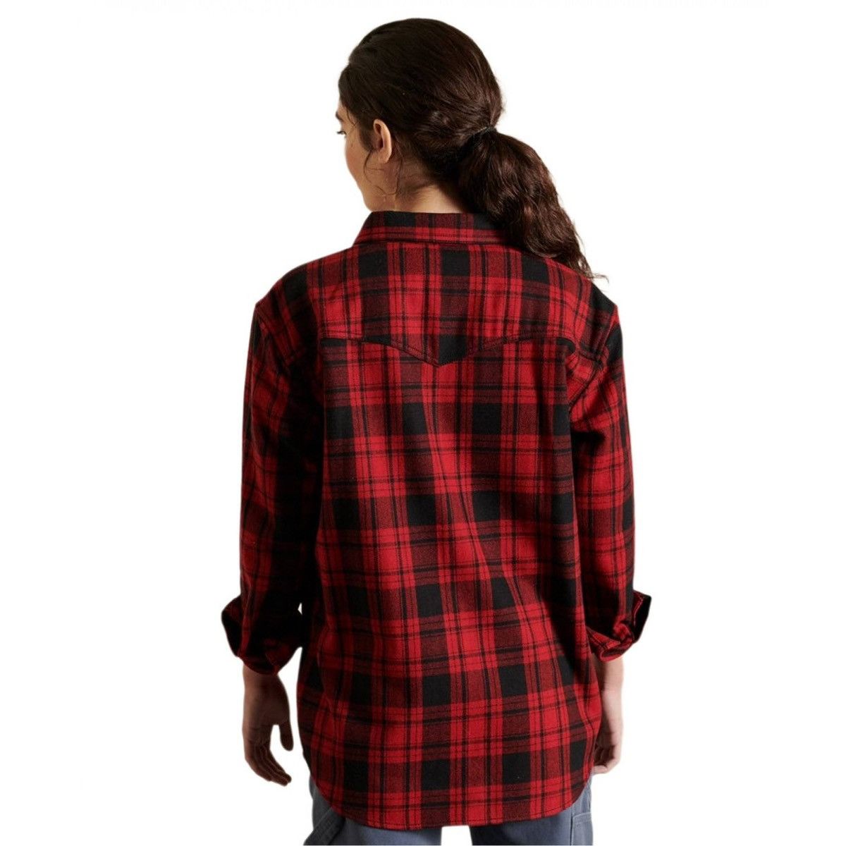 Superdry Superdry Flannel Wool Shirt Jacket Size M / US 6-8 / IT 42-44 - 2 Thumbnail