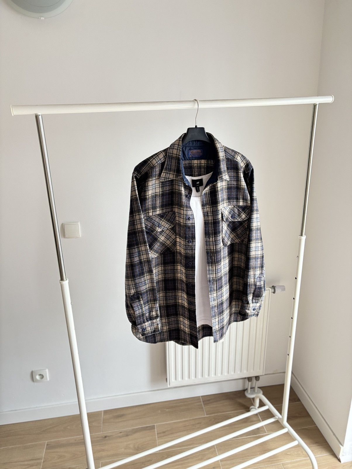 Pendleton Vintage Pendleton Virgin Wool Plaid Shirt Jacket Made in USA Size US L / EU 52-54 / 3 - 3 Thumbnail