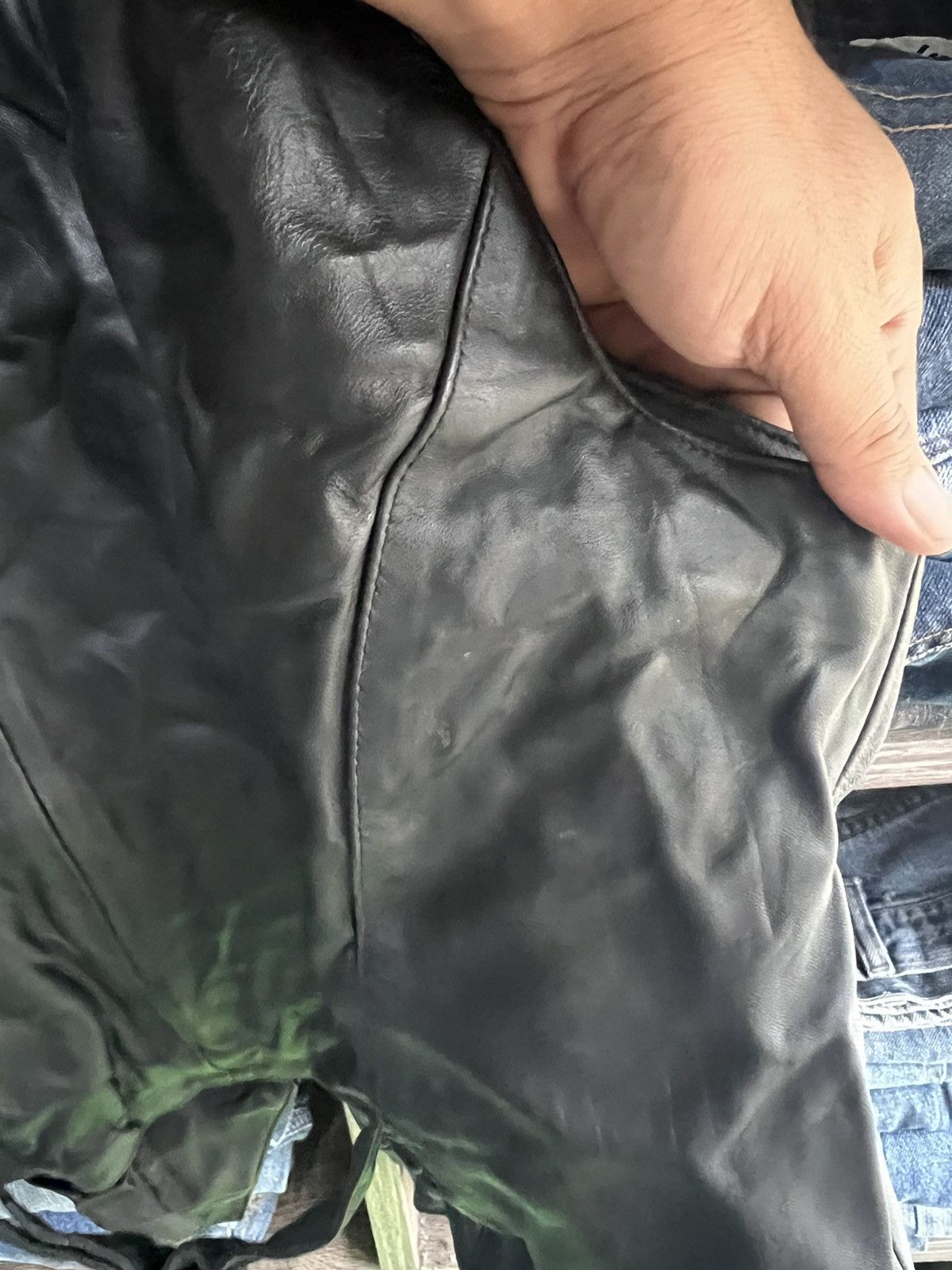 Johnbull 🔥Vintage Black Johnbull Leather Vest Size US M / EU 48-50 / 2 - 16 Thumbnail