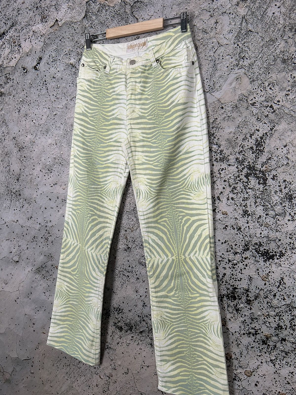 Roberto Cavalli Vintage Roberto Cavalli 90s Archival Printed Pants Punk Rare Size US 32 / EU 48 - 2 Thumbnail