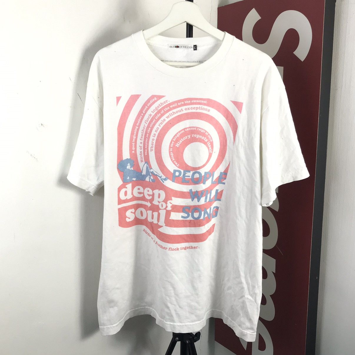 image of Band Tees Vintage Anita Barker Soul Jazz Singer Music Tshirt in White, Men's (Size XL)