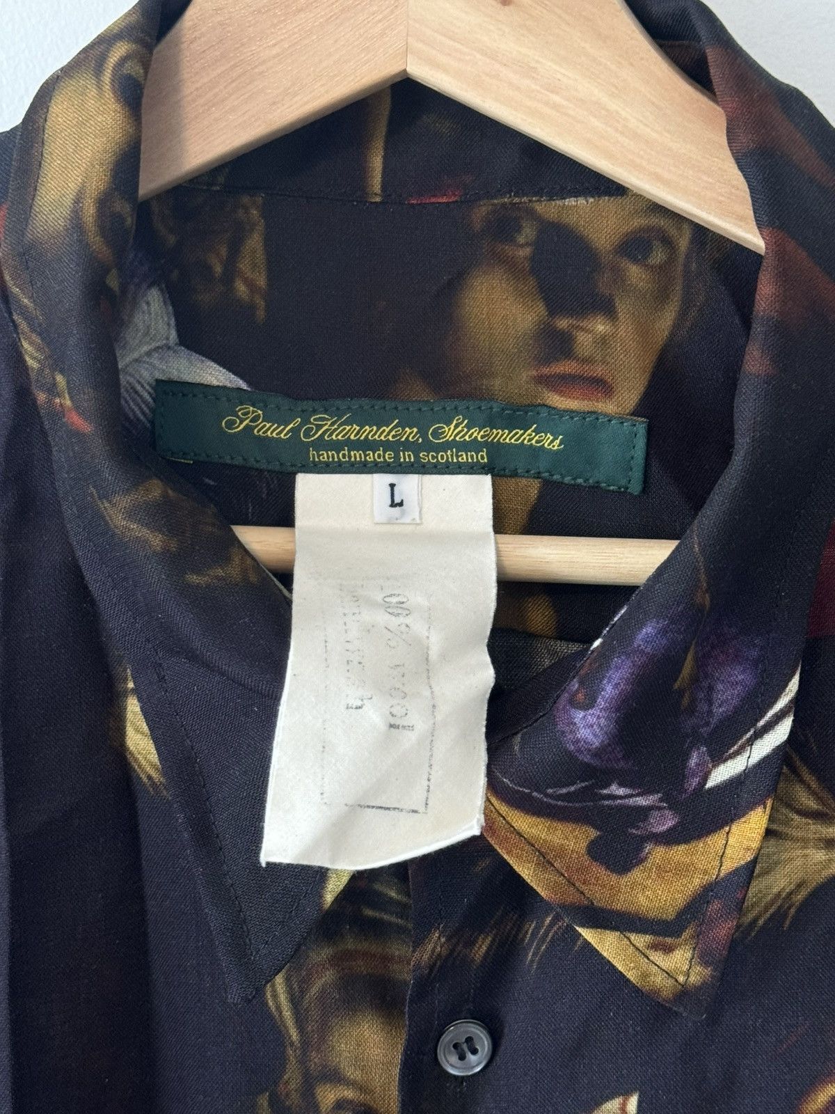 Paul Harnden Shoemakers Paul Harnden Wool Printed Shirt Size US L / EU 52-54 / 3 - 4 Thumbnail