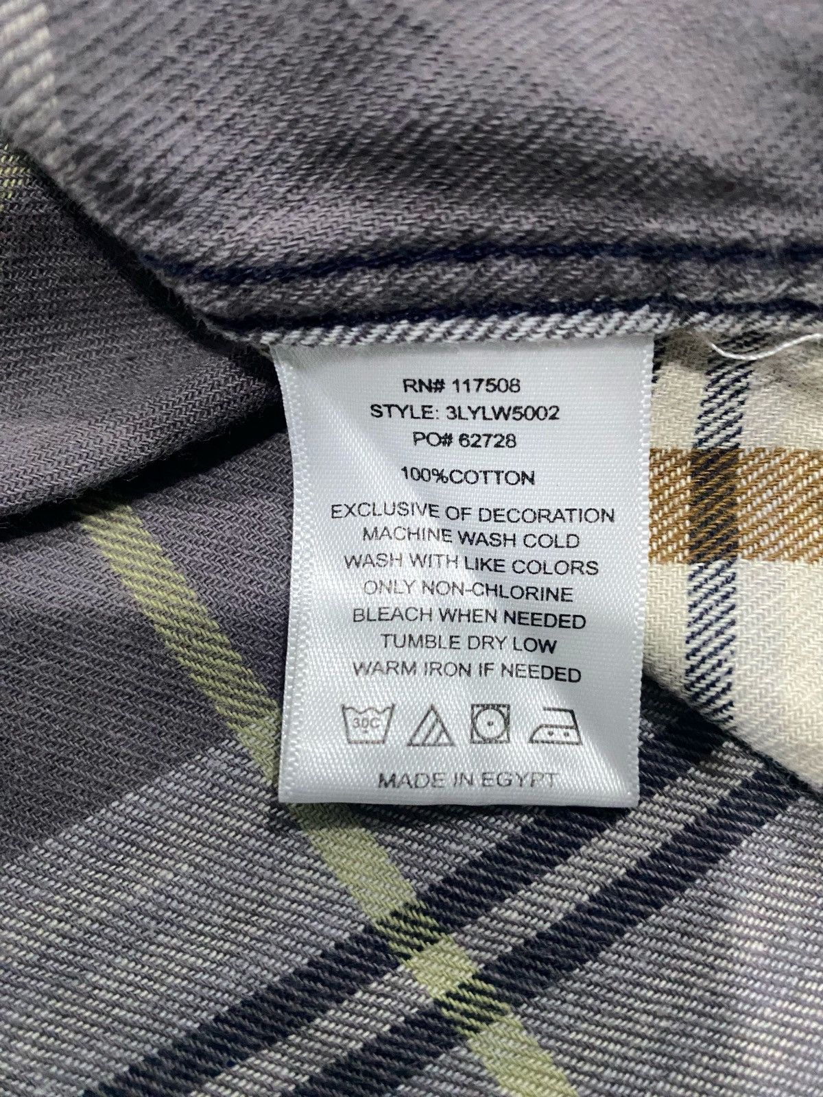 Levi's Vintage Clothing Vintage Levis Flannel Shirt Plaid pearl snap Size US XXL / EU 58 / 5 - 9 Thumbnail