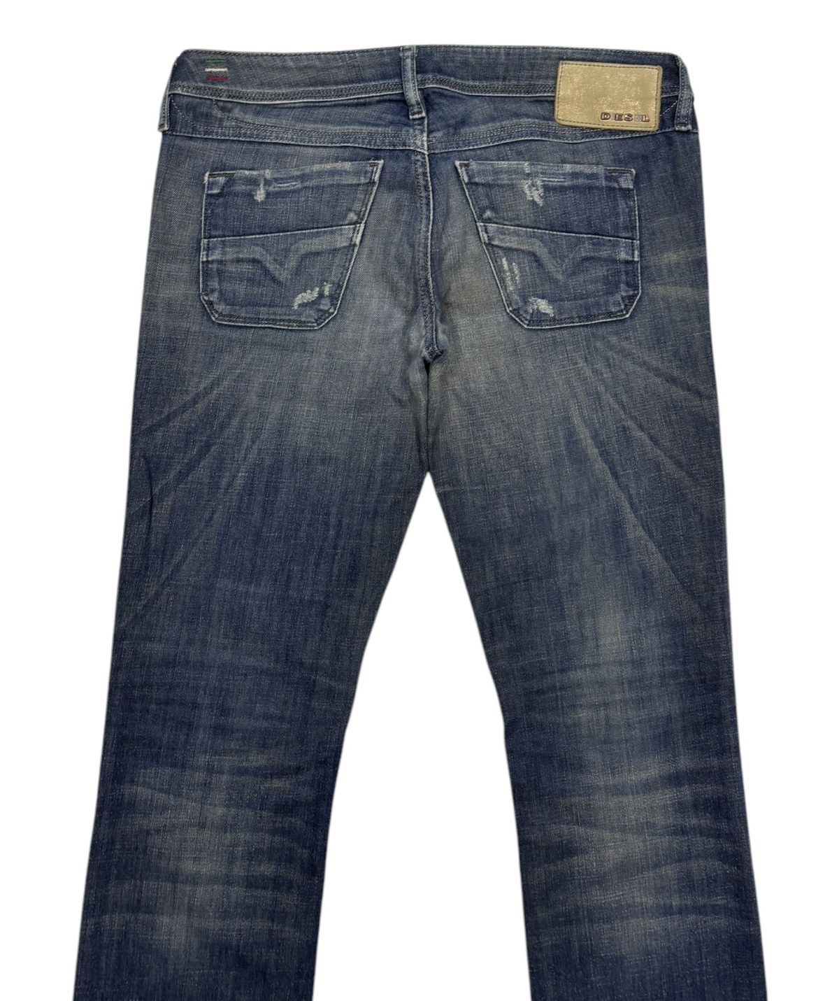 Diesel × Japanese Brand Vintage Diesel Slim Straight Denim Jeans Size US 31 - 6 Thumbnail