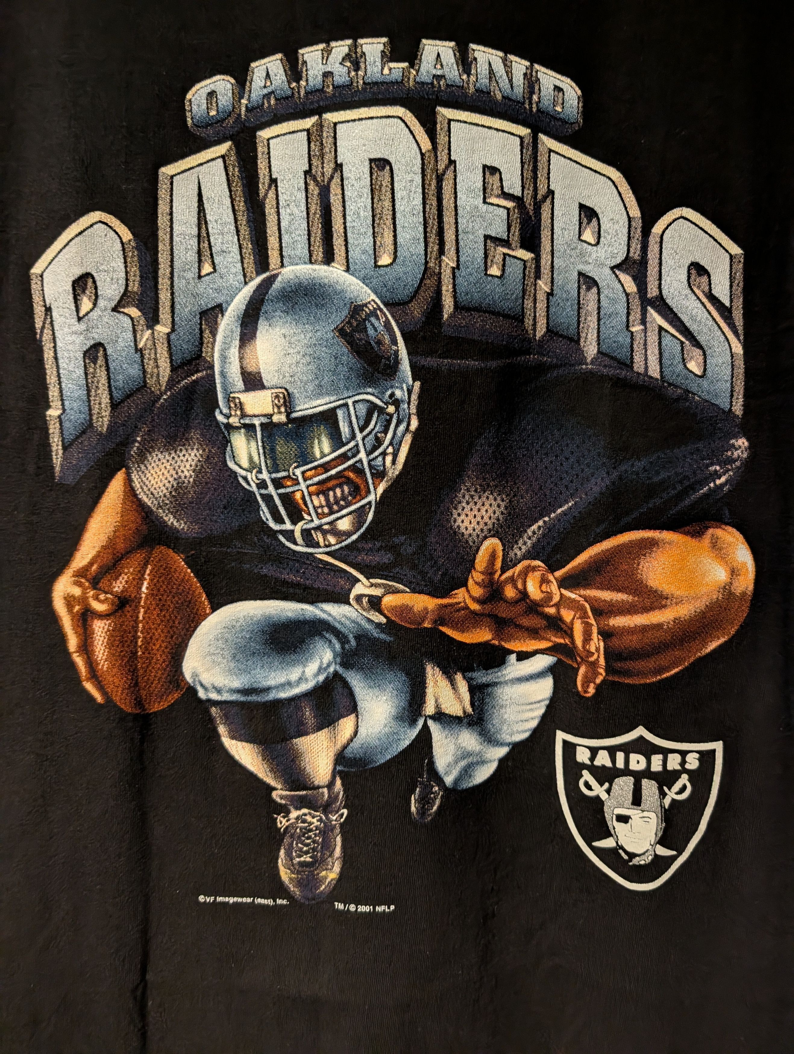 NFL Vintage Oakland Raiders T-Shirt Lee Sport NFL 2001 Football Size US L / EU 52-54 / 3 - 2 Thumbnail