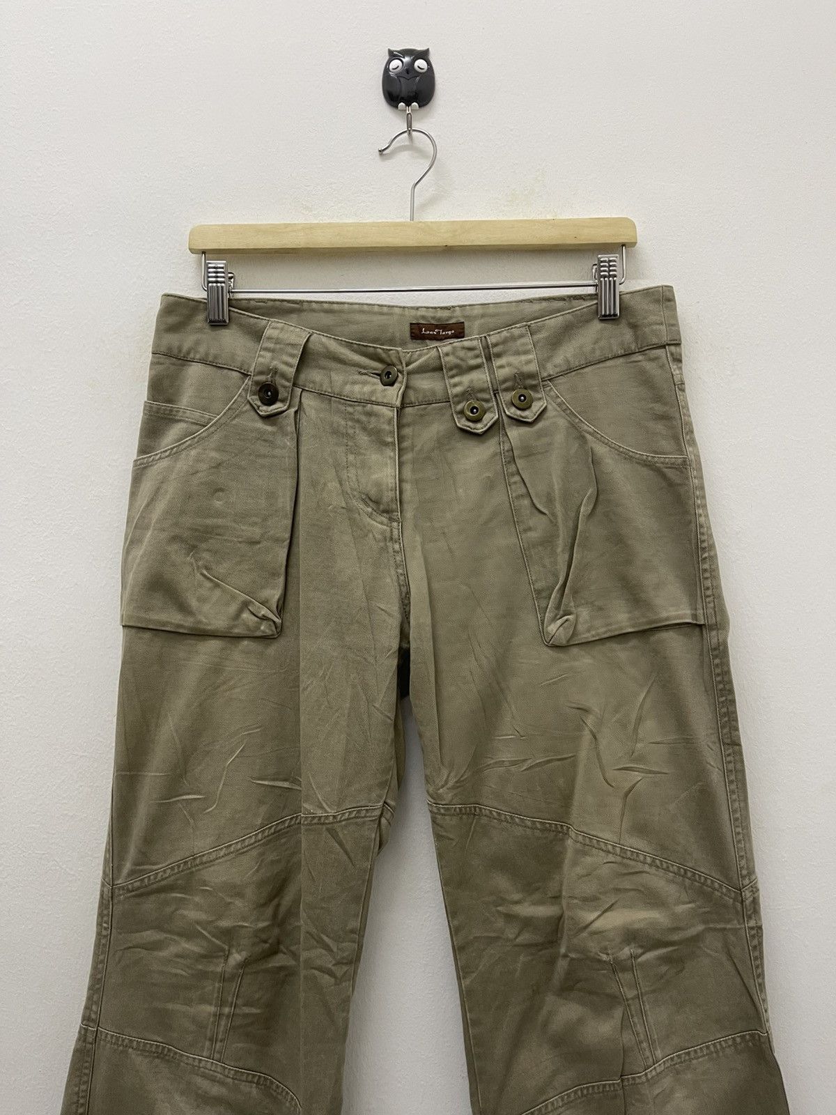 If Six Was Nine Rare Vintage LAO TARGA Flare Cargo Tactical Utility Pant Size US 32 / EU 48 - 2 Thumbnail