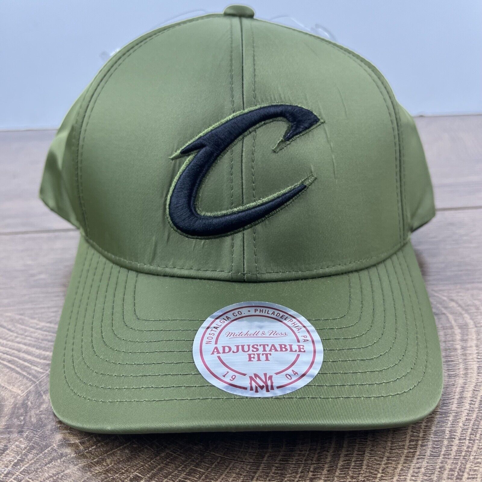 Mitchell & Ness Cleveland Cavaliers Snapback Hat Green Adjustable Green Mitc Size ONE SIZE - 1 Thumbnail