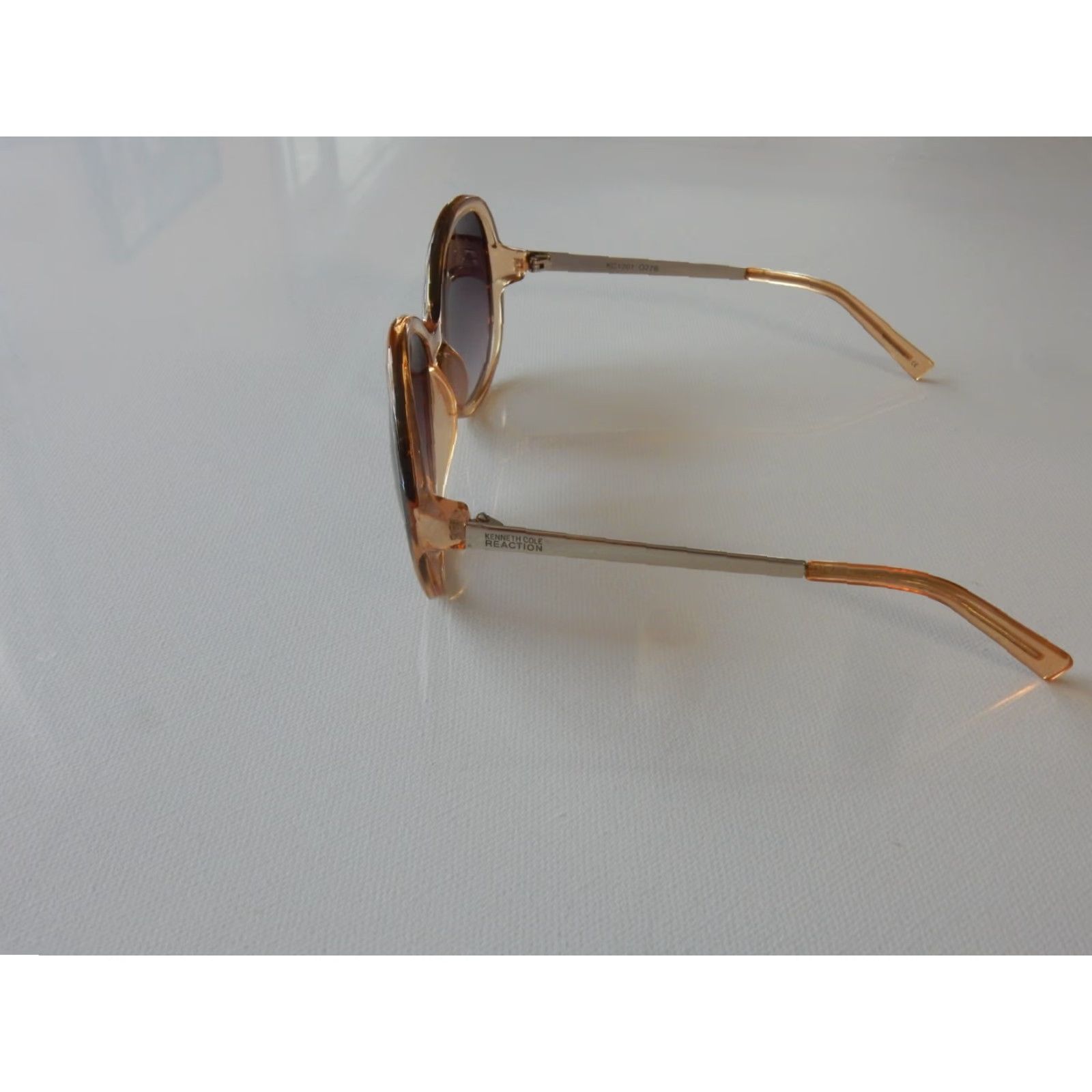 Kenneth Cole Kenneth Cole Sunglasses KC1201 027B Women Gold Frame Sunglasses KC1201 027B Size ONE SIZE - 3 Thumbnail
