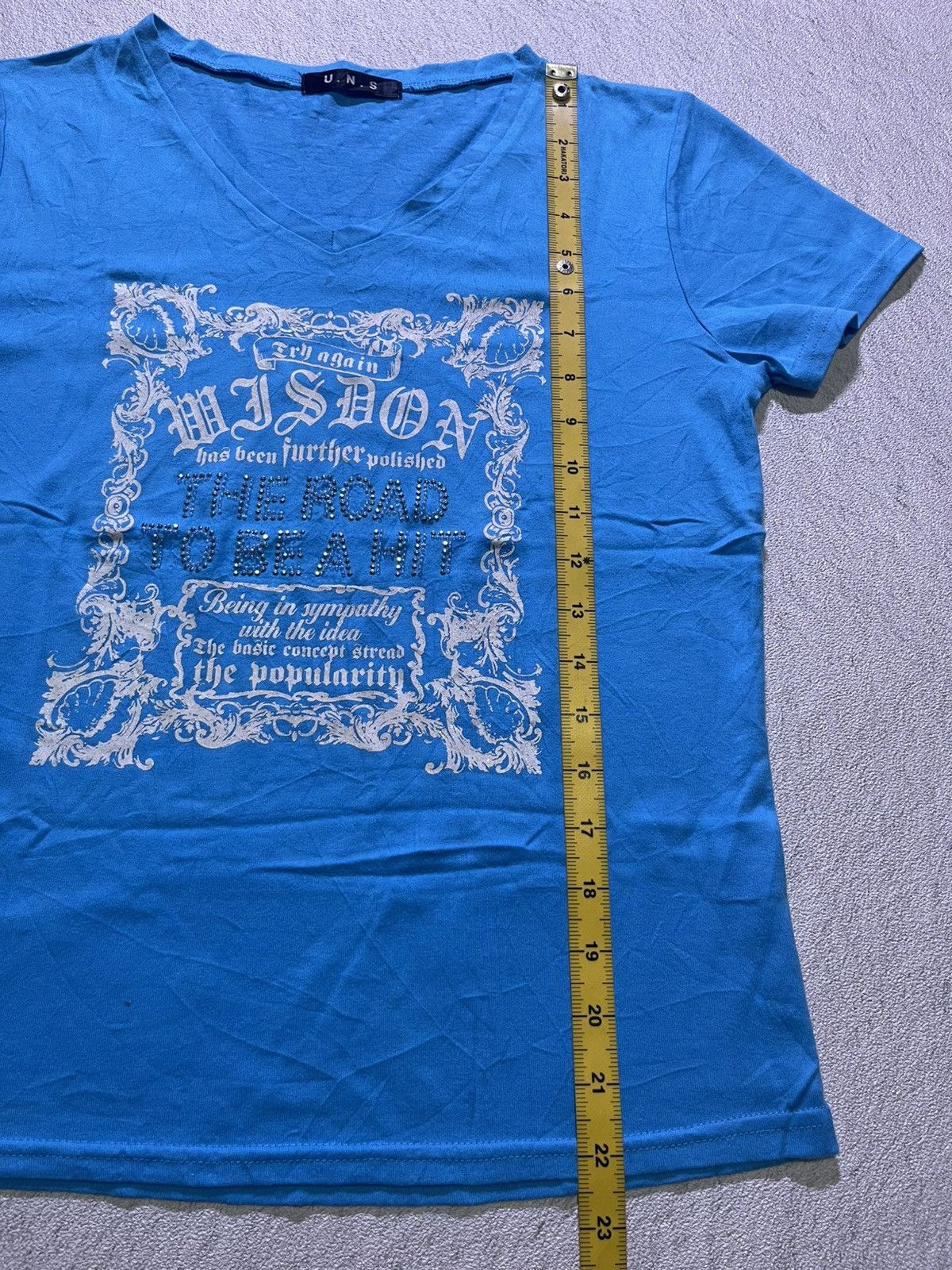 Japanese Brand Y2K U.N.S short sleeve tshirt women's Size M / US 6-8 / IT 42-44 - 7 Thumbnail