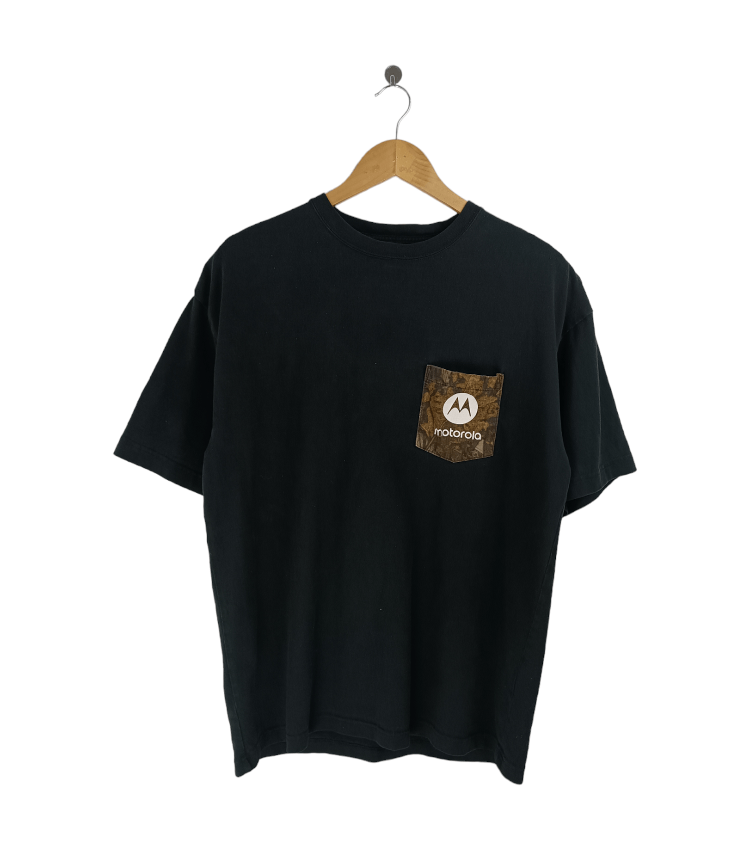 Motorola VINTAGE 2000'S MOTOROLA HELLOMOTO POCKET CAMO TEE Size US L / EU 52-54 / 3 - 2 Thumbnail