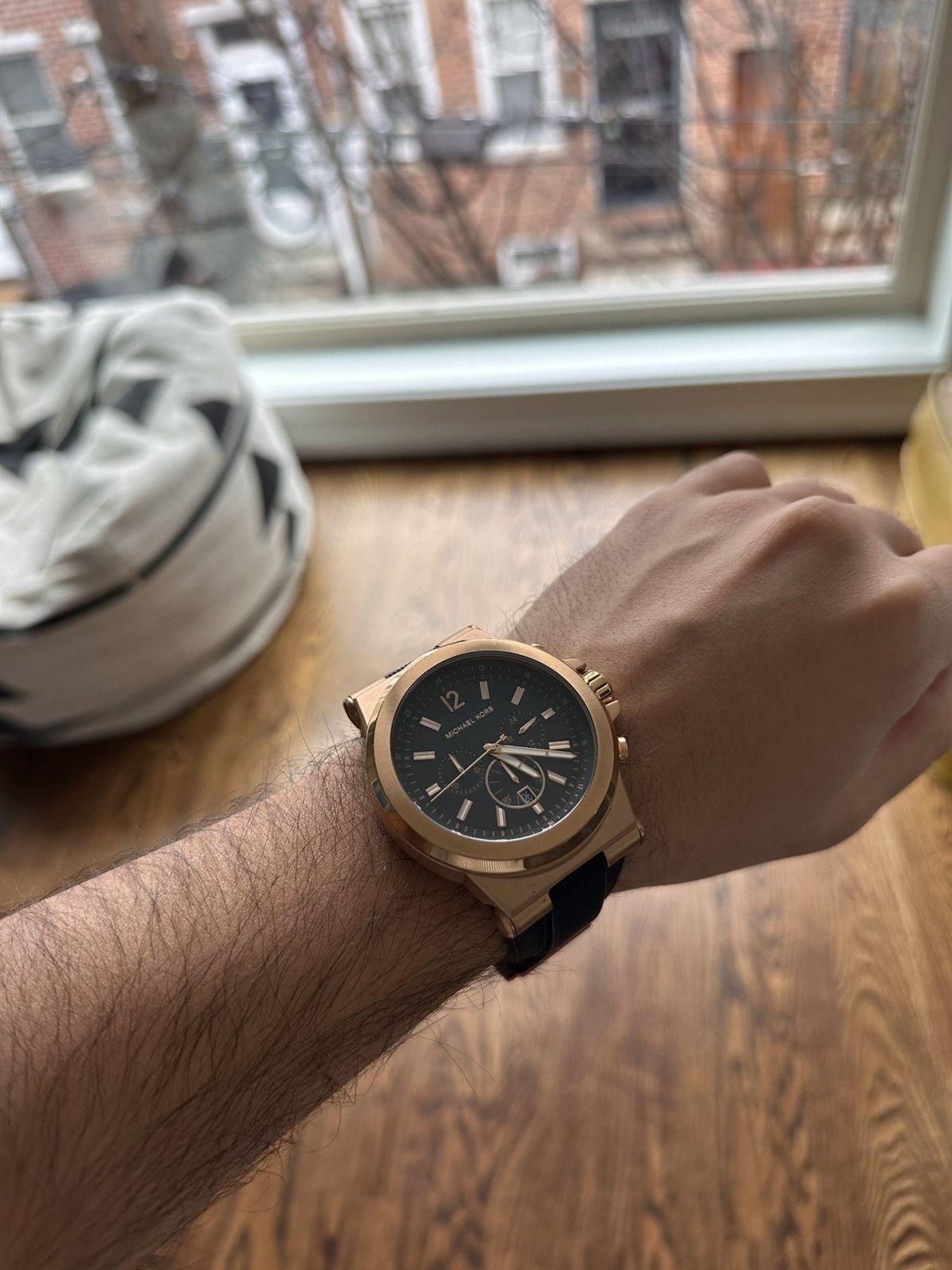 Michael Kors Michael Kors Rose Gold Watch Size ONE SIZE - 2 Thumbnail