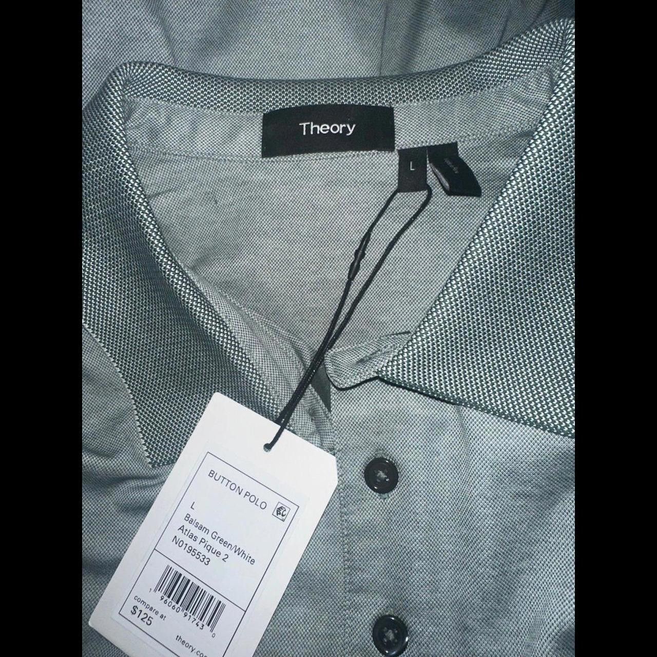 Theory New Mens Theory Polo Balsam Size US L / EU 52-54 / 3 - 5 Thumbnail