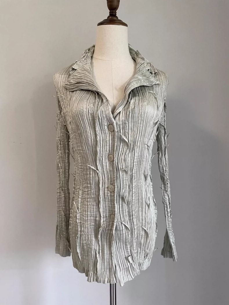 Issey Miyake Issey Miyake Dragon beard Coat Size M / US 6-8 / IT 42-44 - 3 Thumbnail