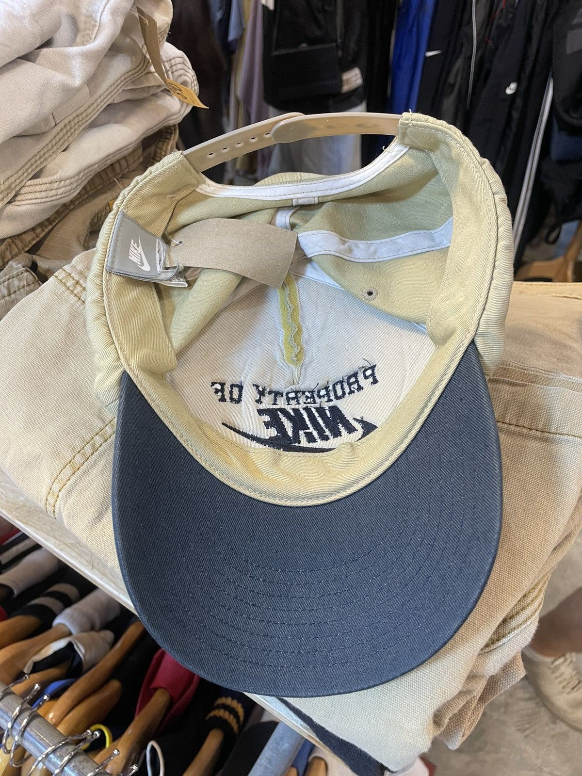 Nike Vintage Nike Spell Out Cap Size ONE SIZE - 6 Thumbnail
