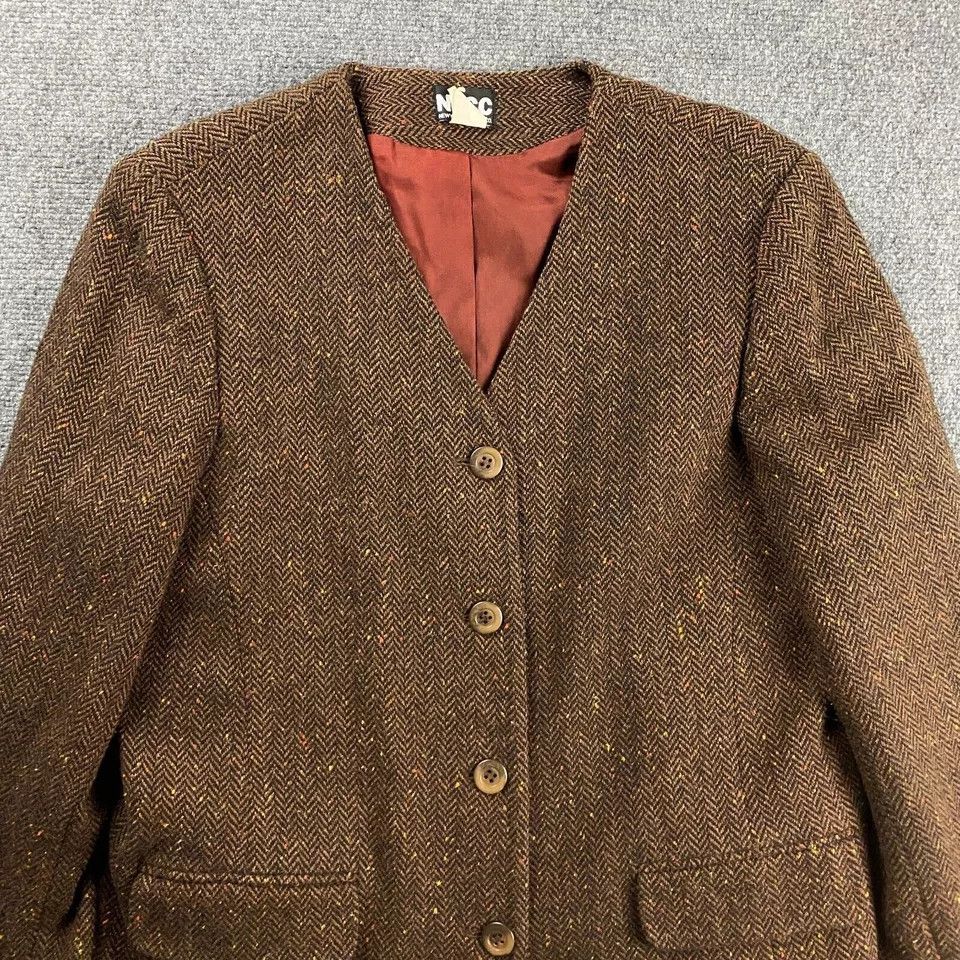 Vintage Vintage NYCC Blazer Women's 18W Knit Formal Adults Plus Size XXL / US 16-18 / IT 52-54 - 2 Thumbnail