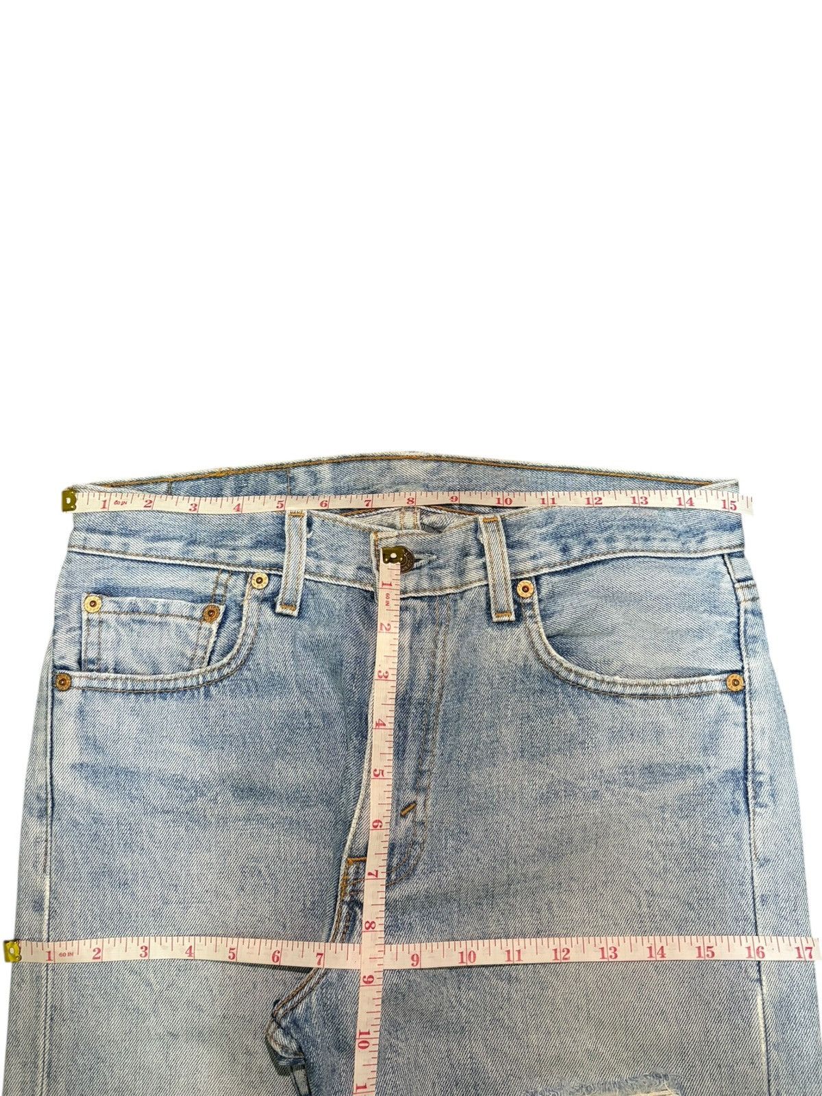 Levi's Vintage 90s Levis 505 Faded Wash Distressed Jeans Size US 30 / EU 46 - 6 Thumbnail