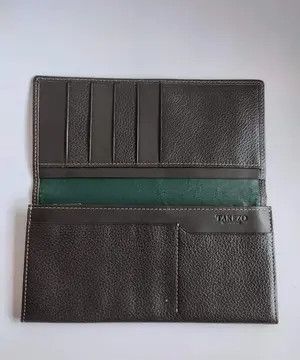 Vintage TAKEZO TOYOGUCHI Archival Pebbled Leather Long Wallet Size ONE SIZE - 4 Thumbnail