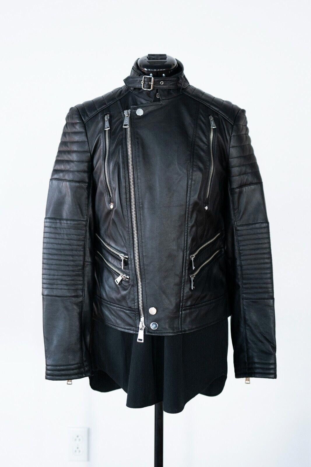image of Polo Ralph Laurent Leather Jacket Sz. S in Black, Women's (Size Small)