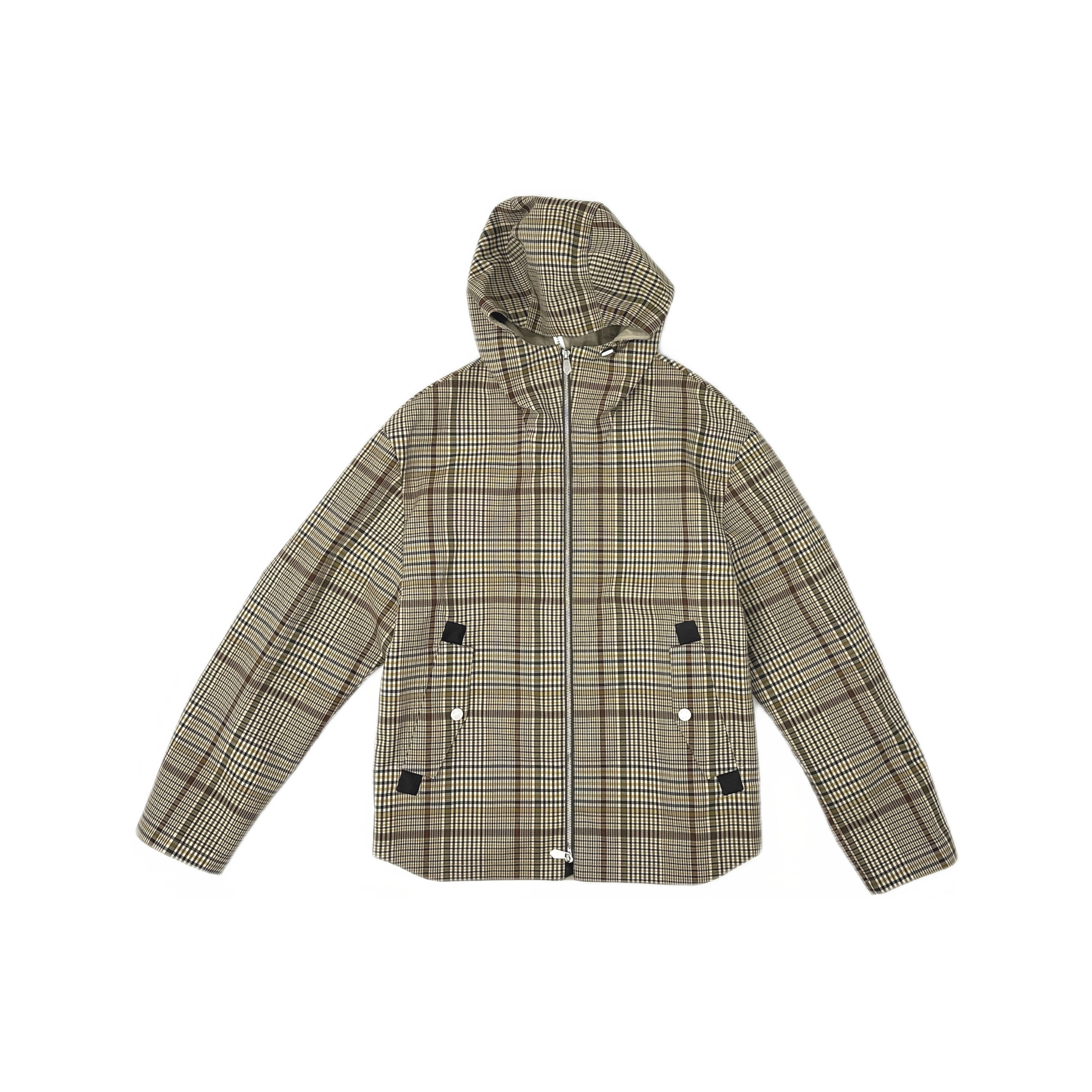 Hermes HERMES Plaid Hooded Jacket Size 46 Size US S / EU 44-46 / 1 - 1 Thumbnail
