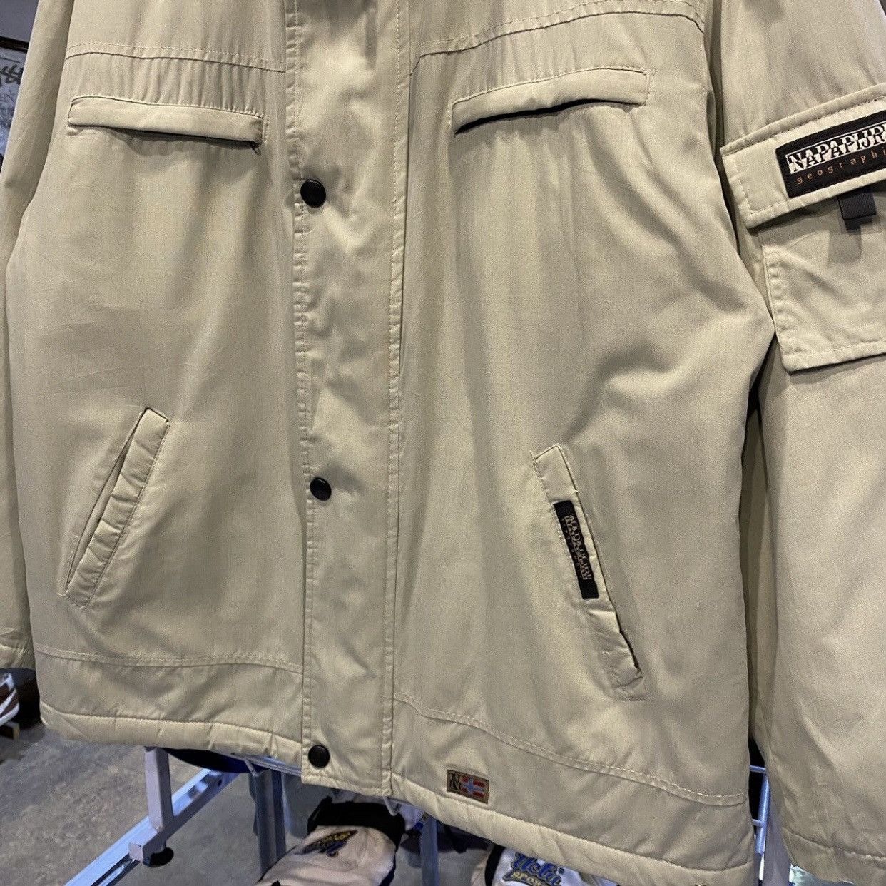 Napapijri × Vintage Vintage 2000s Napapijri Geographic Utility Field Jackets Size US XL / EU 56 / 4 - 5 Thumbnail
