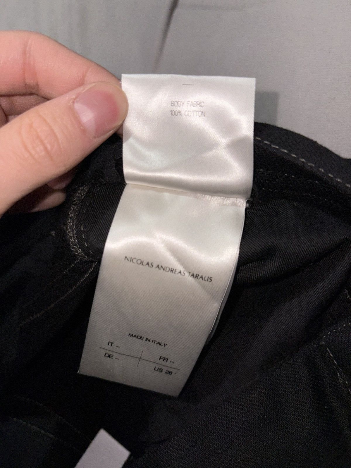 Nicolas Andreas Taralis Fits 32 NICOLAS ANDREAS TARALIS Straight Cut Jeans denim Size US 32 / EU 48 - 9 Thumbnail
