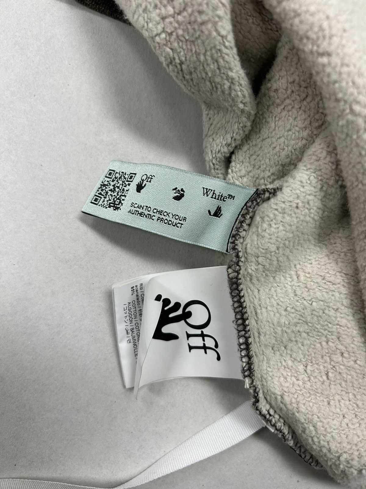 Off-White Off White Leaf Printed Hoodie Size US S / EU 44-46 / 1 - 6 Thumbnail