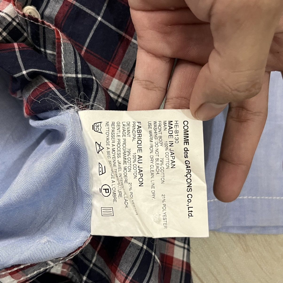 Comme des Garcons Homme Comme des garçons homme cut & sew shirt 2009 Size US L / EU 52-54 / 3 - 5 Thumbnail