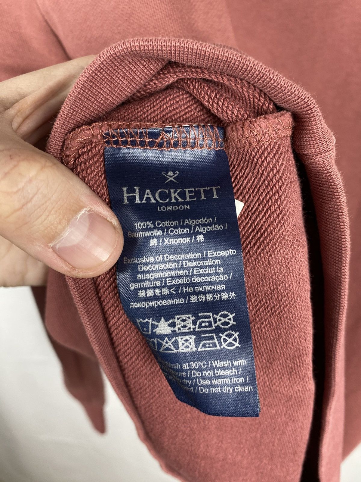 Hackett Hackett London Sweatshirt Big Logo Men size M Size US M / EU 48-50 / 2 - 7 Thumbnail